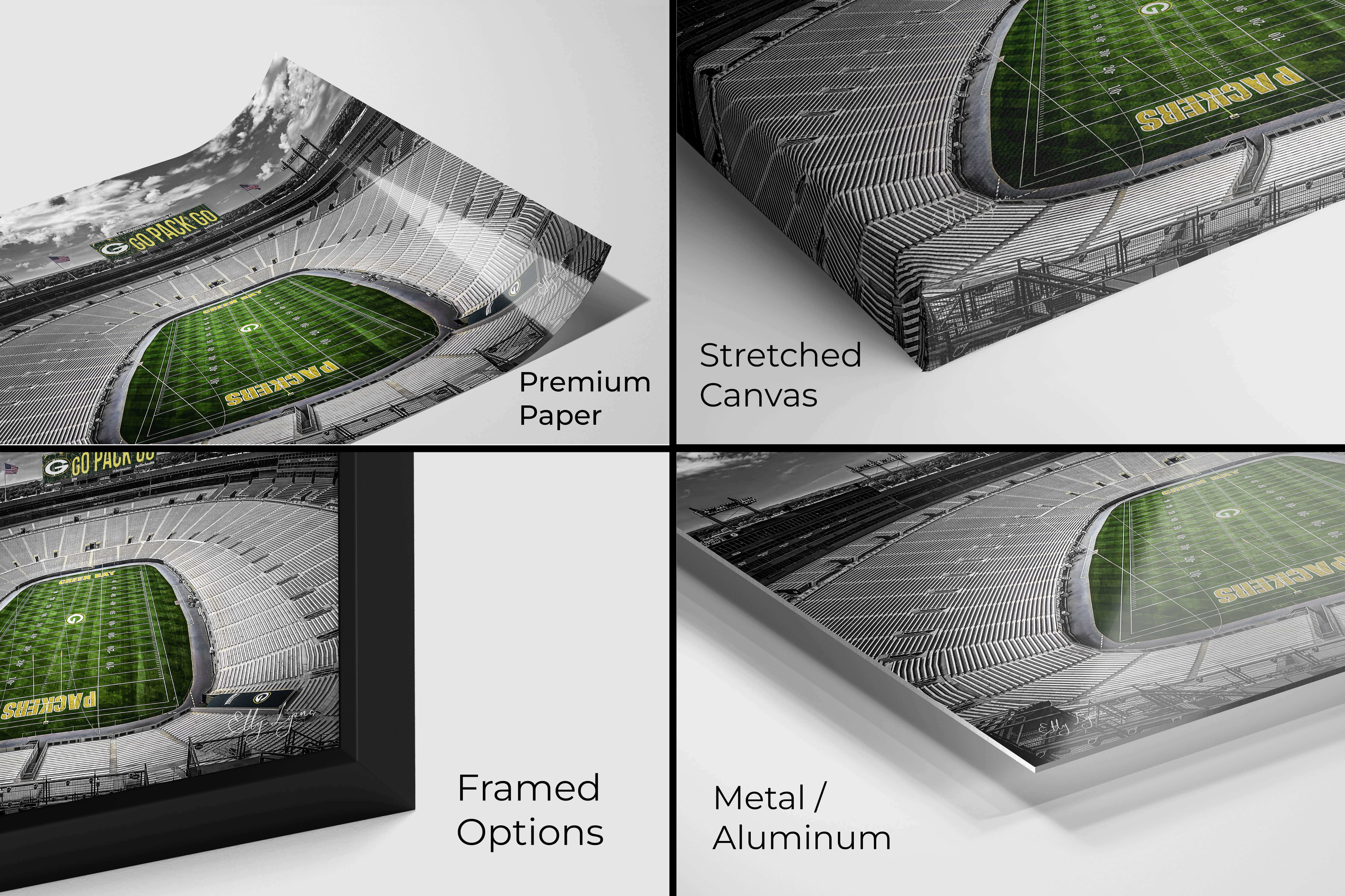 "Before the Roar" - Lambeau Field Print