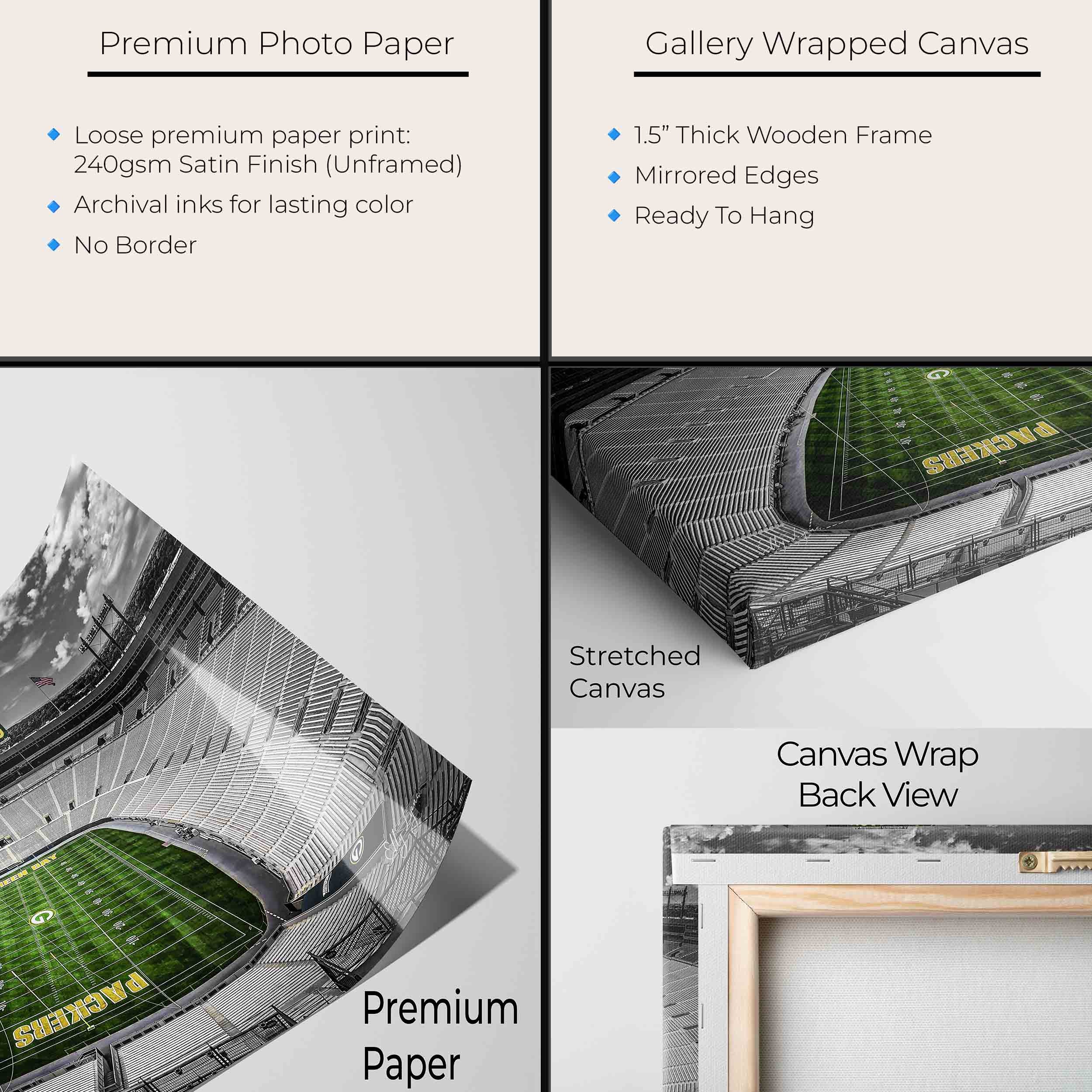 "Before the Roar" - Lambeau Field Print