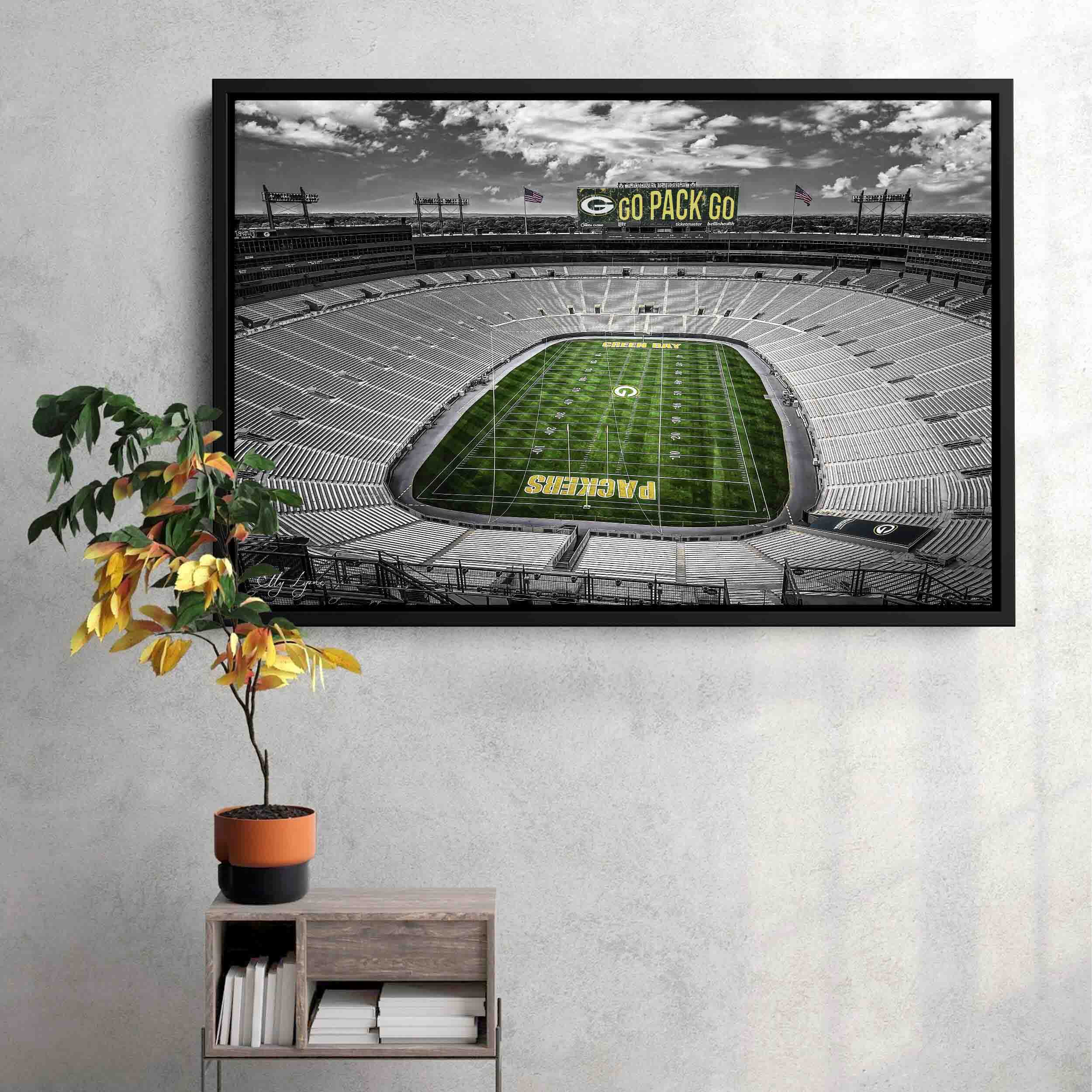 "Before the Roar" - Lambeau Field Print
