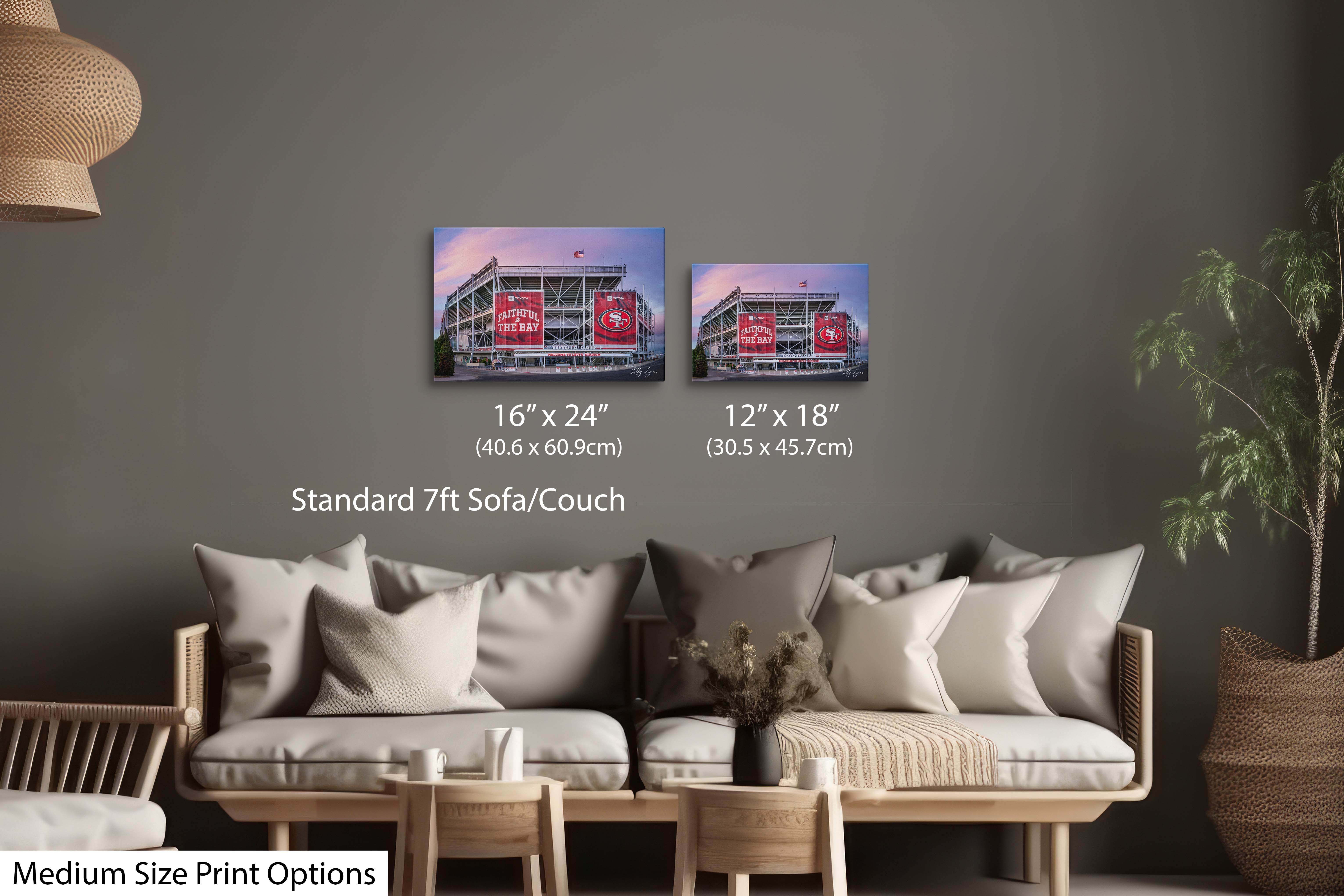 "Faithful at First Light" - Levi's Stadium San Francisco 49ers Fine Art Print
