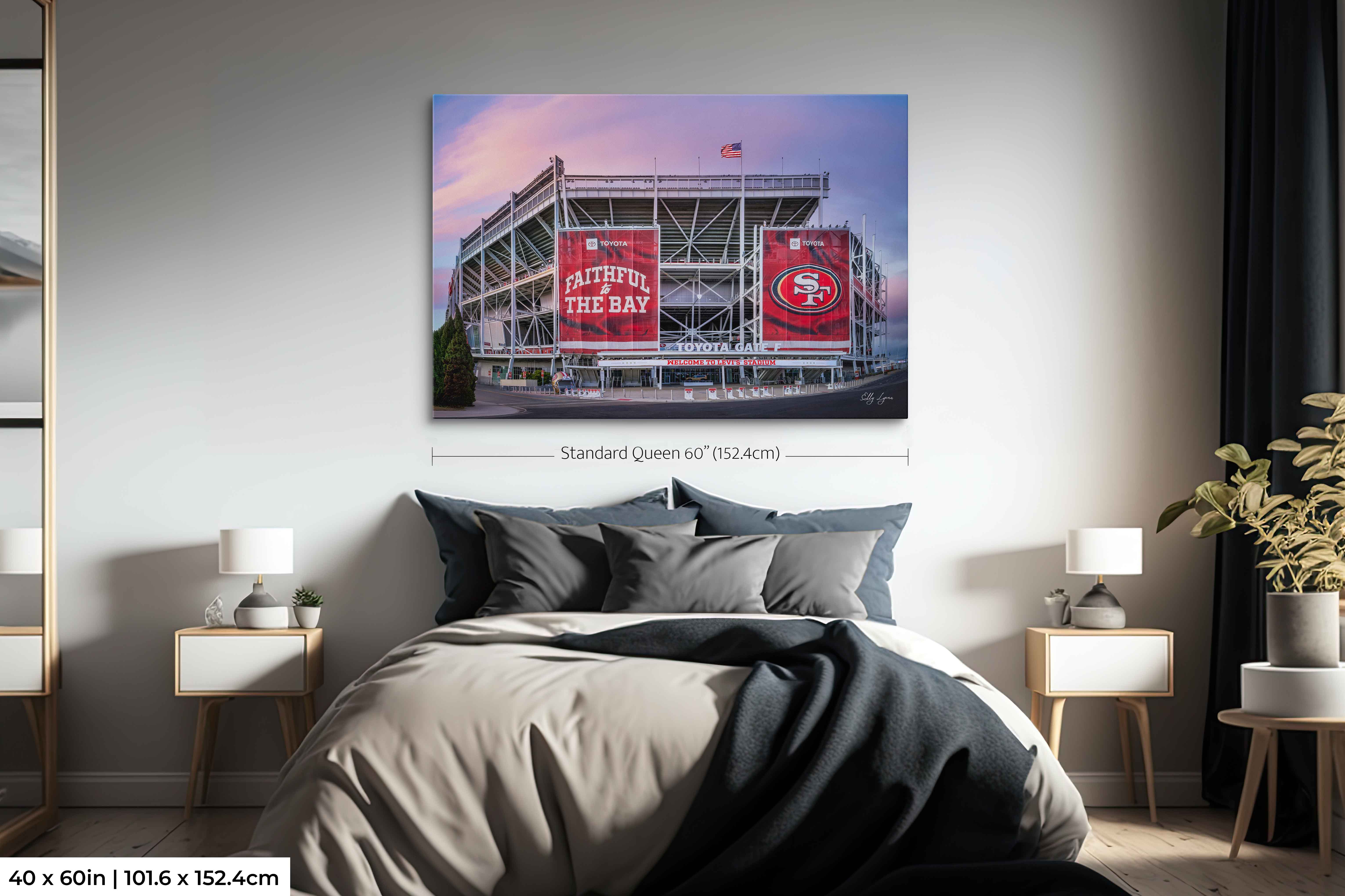 "Faithful at First Light" - Levi's Stadium San Francisco 49ers Fine Art Print
