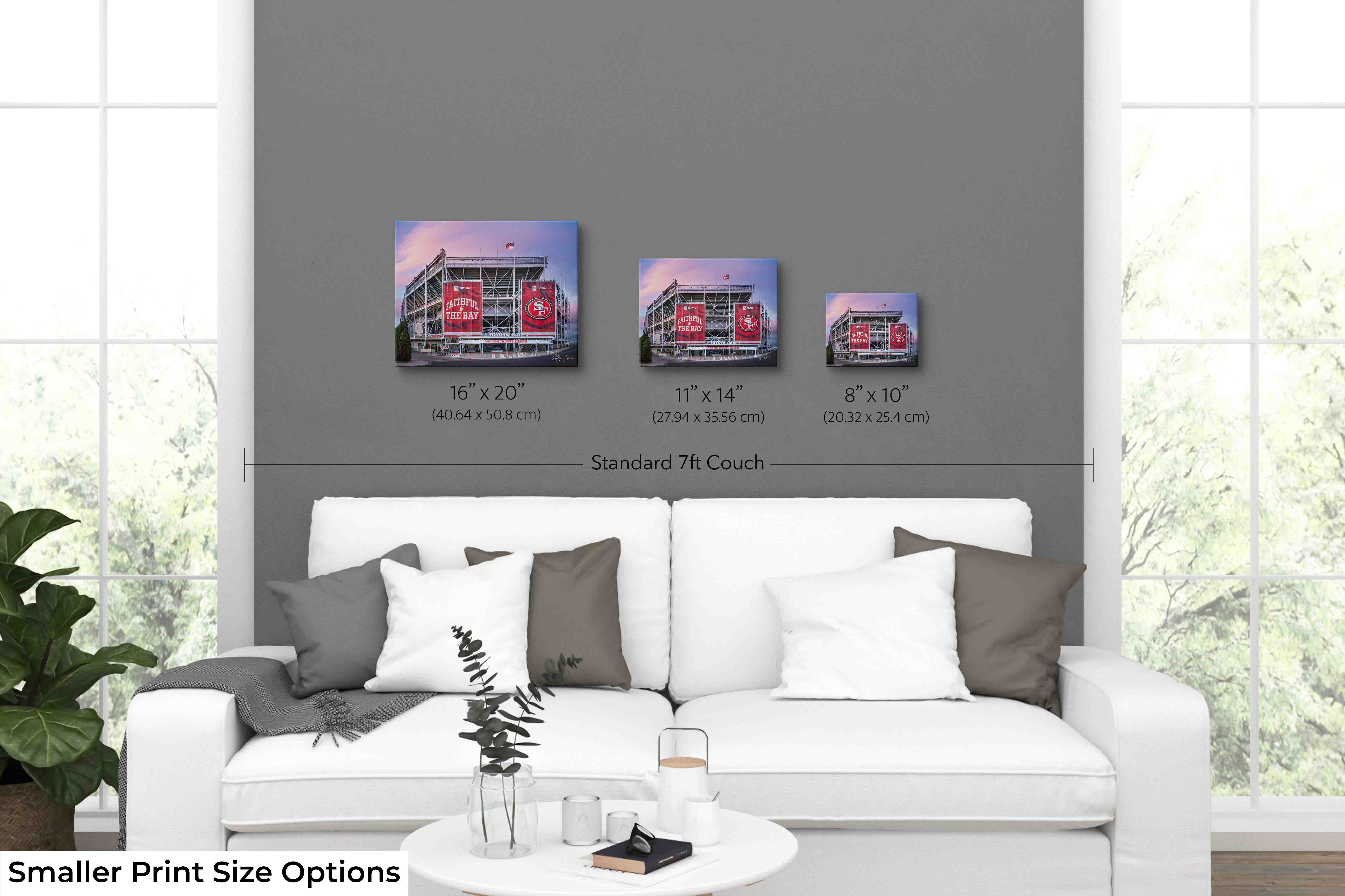 "Faithful at First Light" - Levi's Stadium San Francisco 49ers Fine Art Print