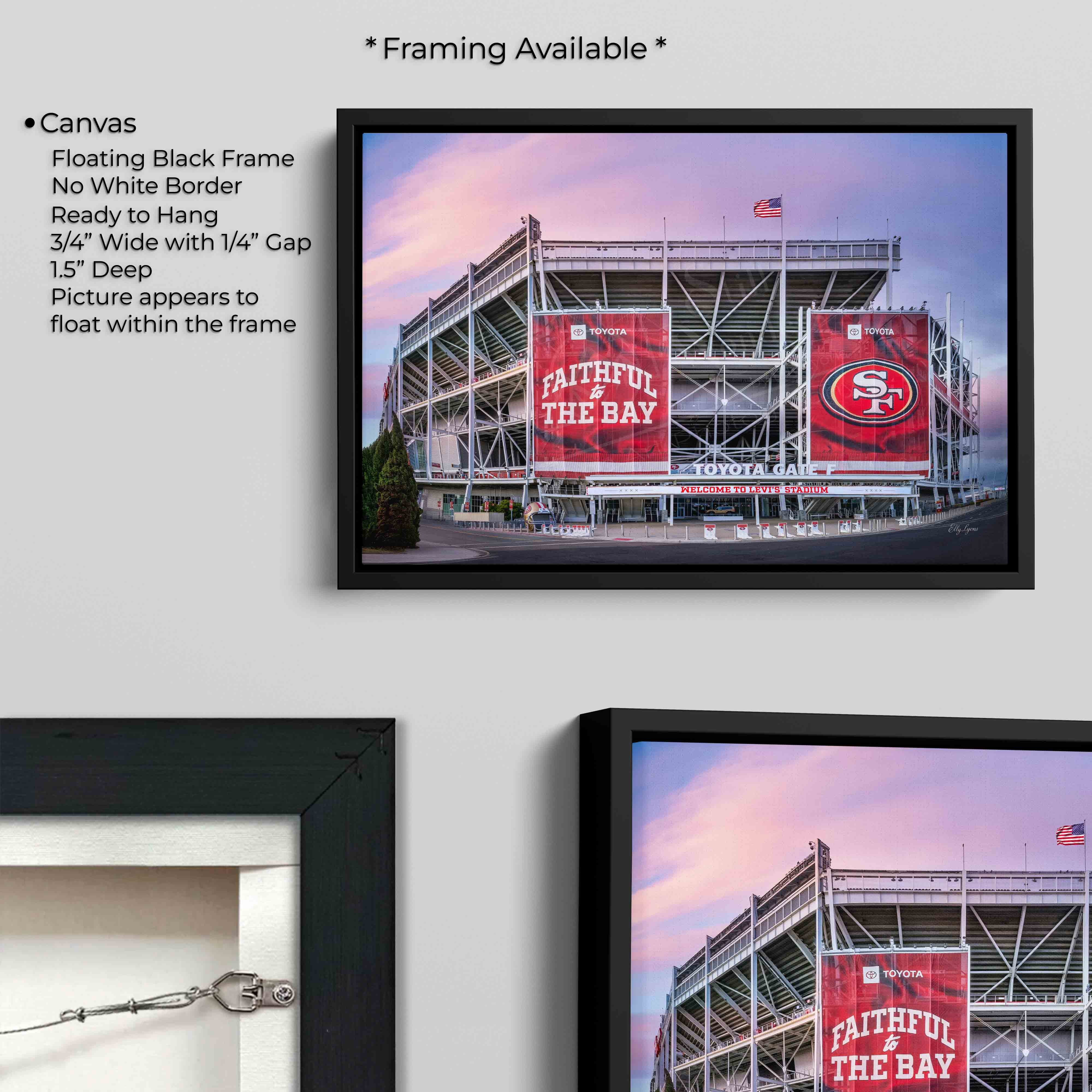 San Francisco 49ers Print, Levi's Stadium Wall Decor