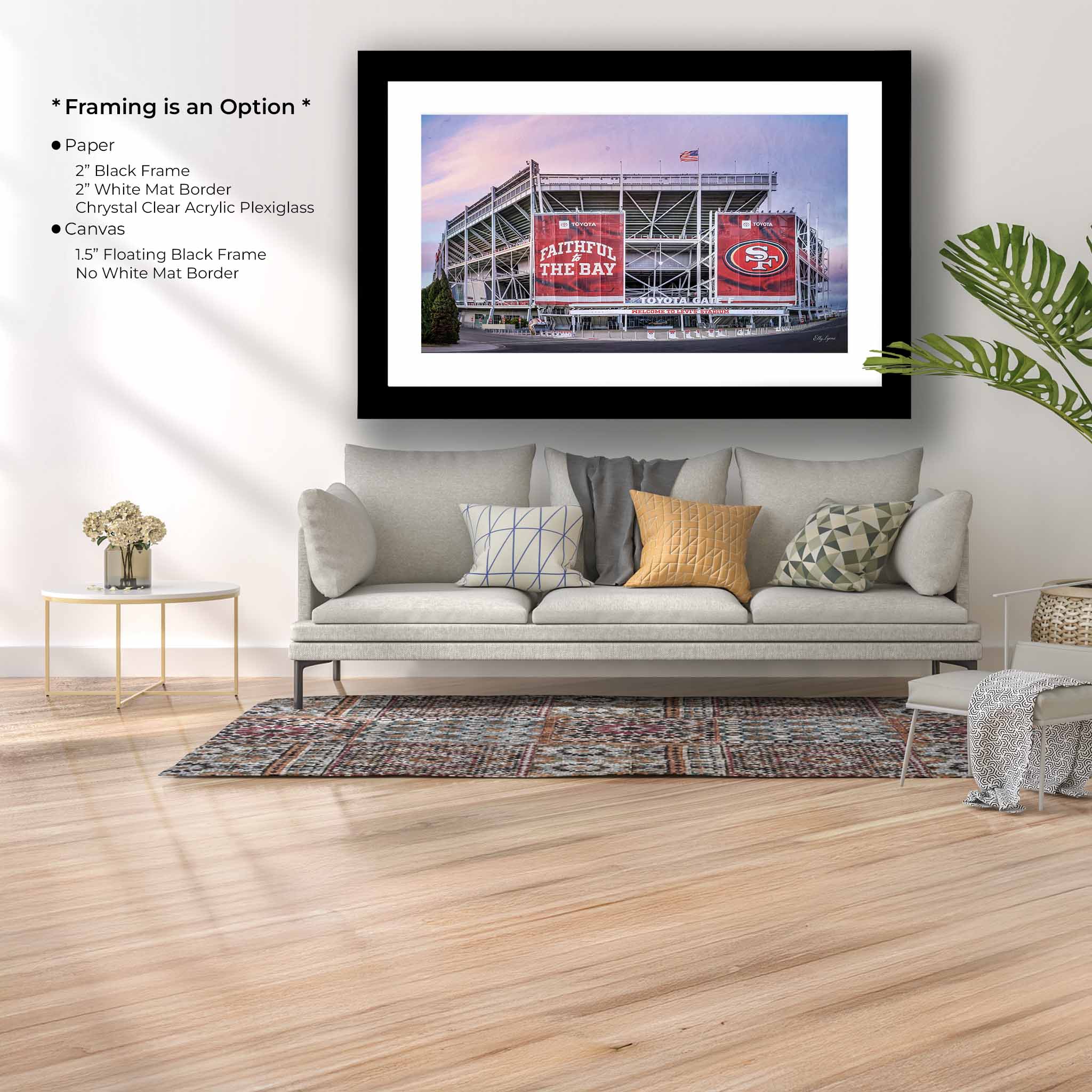 "Faithful at First Light" - Levi's Stadium San Francisco 49ers Fine Art Print