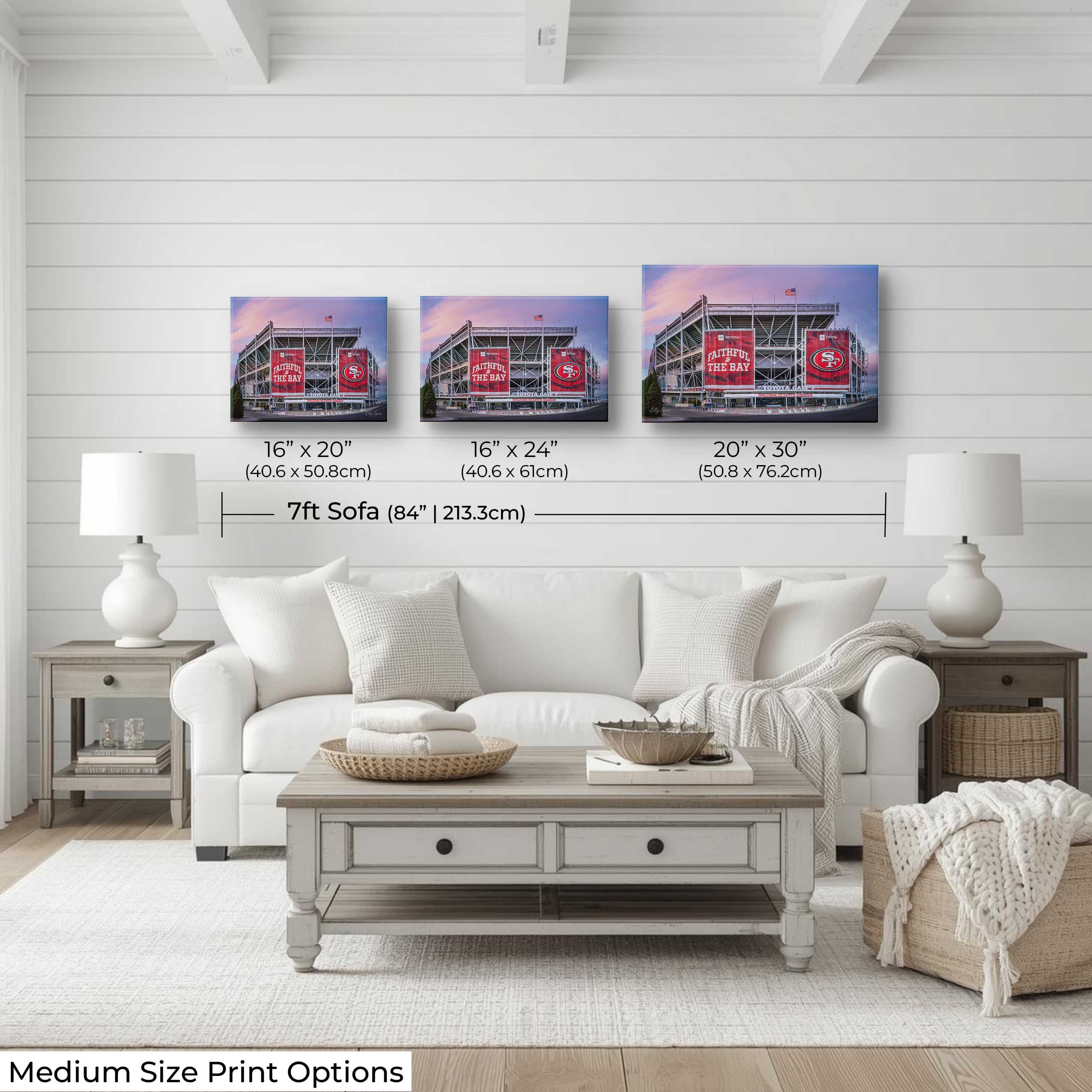 San Francisco 49ers Print, Levi's Stadium Wall Decor