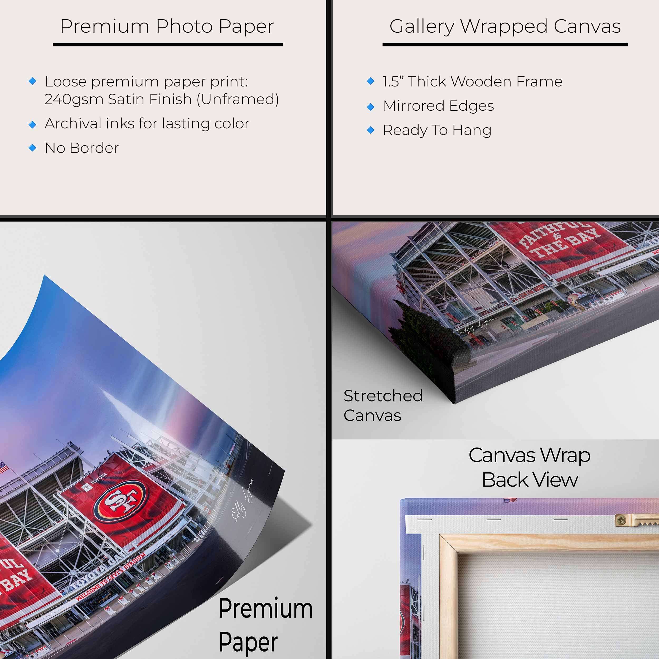 "Faithful at First Light" - Levi's Stadium San Francisco 49ers Fine Art Print