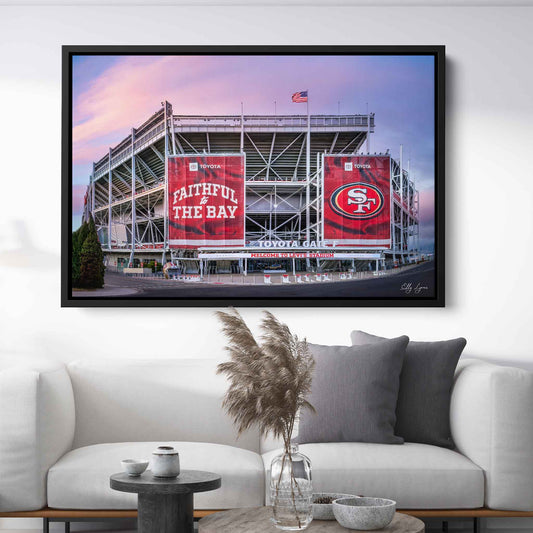 "Faithful at First Light" - Levi's Stadium San Francisco 49ers Fine Art Print