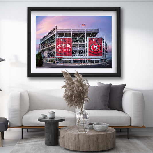 San Francisco 49ers Print, Levi's Stadium Wall Decor