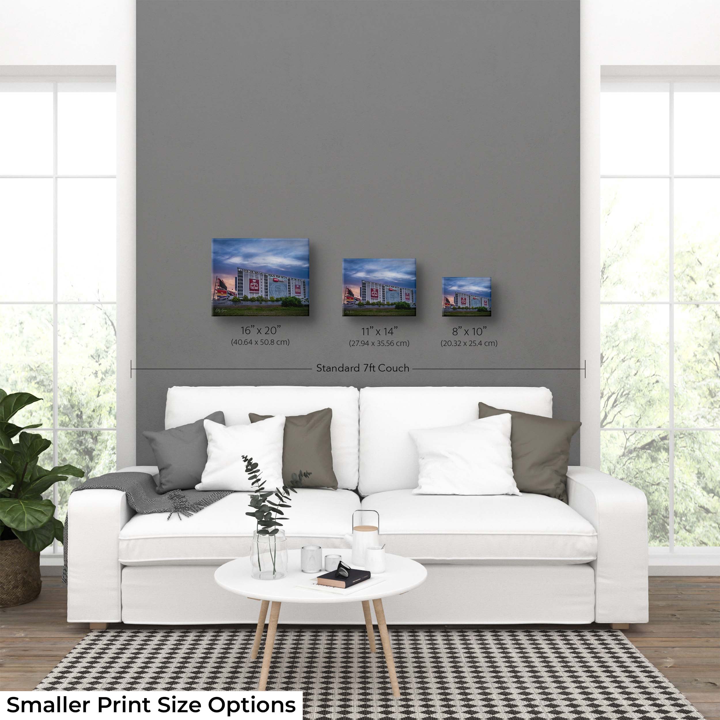 "Faithful Horizon" – Levi’s Stadium at Dawn Fine Art Print