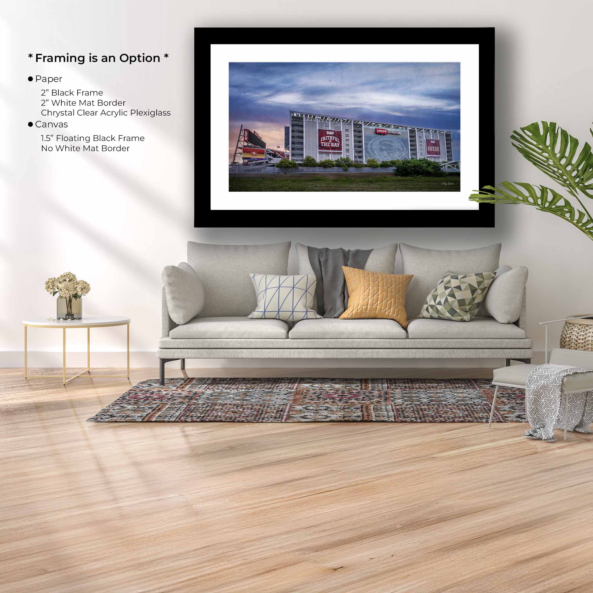 "Faithful Horizon" – Levi’s Stadium at Dawn Fine Art Print