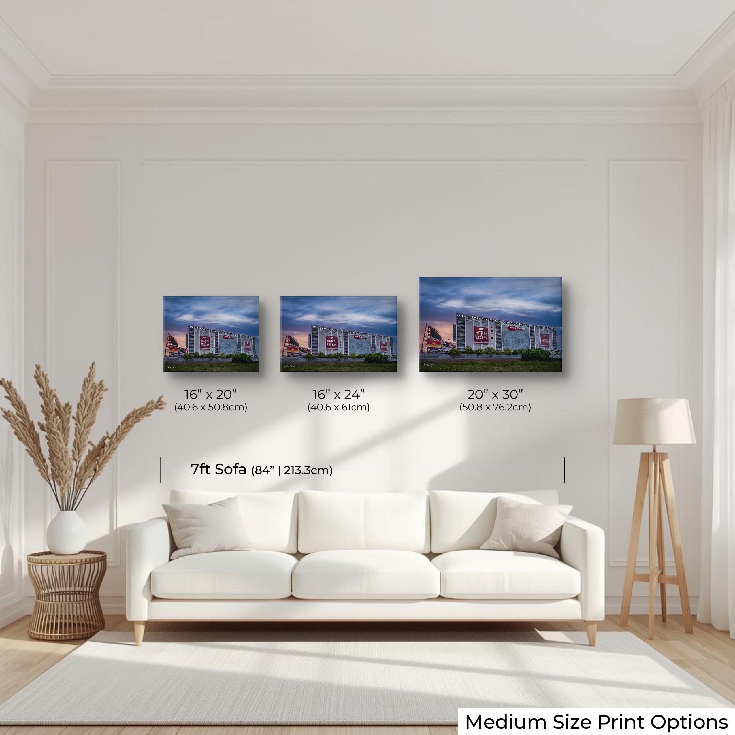 Levi’s Stadium at Dawn Print - "Faithful Horizon"