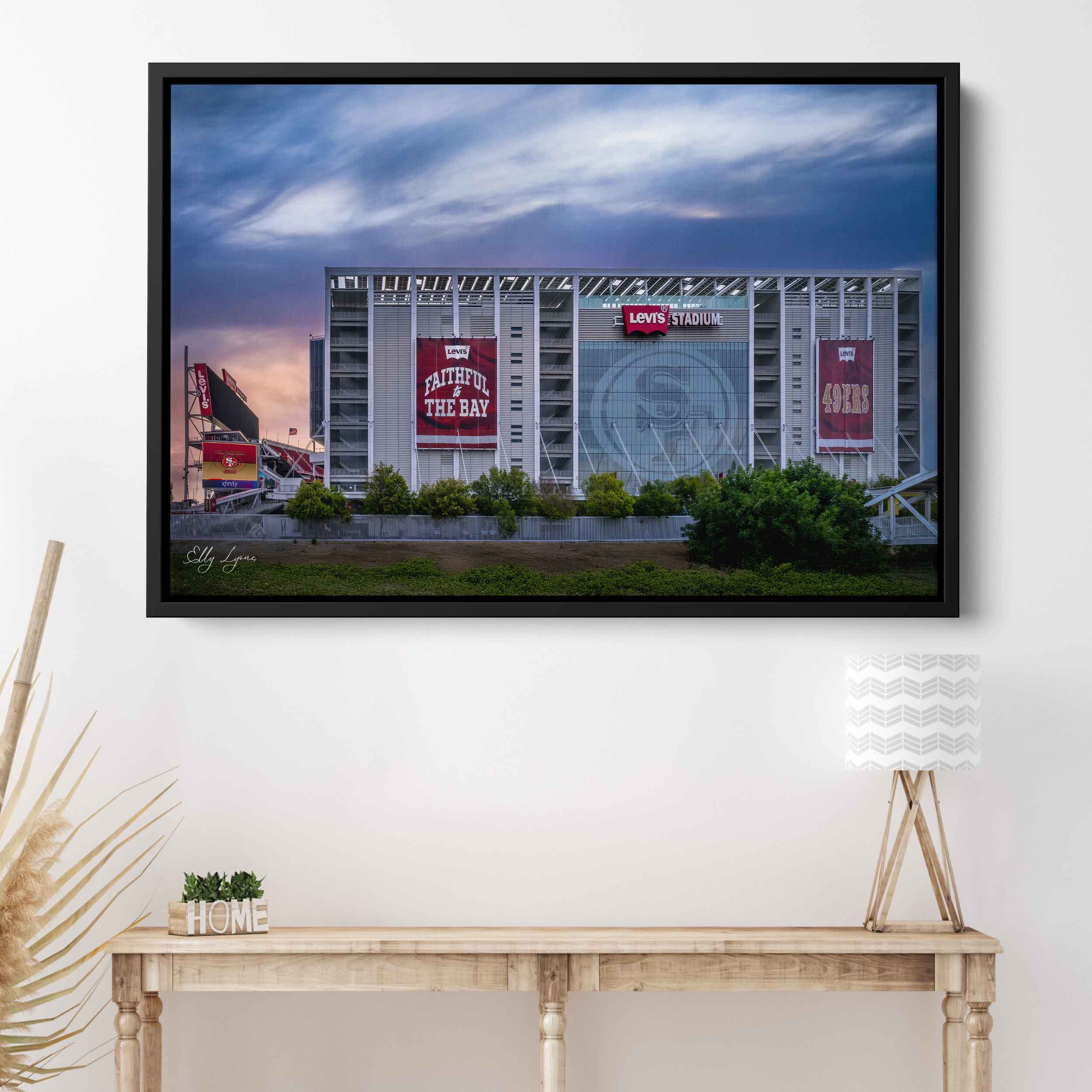"Faithful Horizon" – Levi’s Stadium at Dawn Fine Art Print