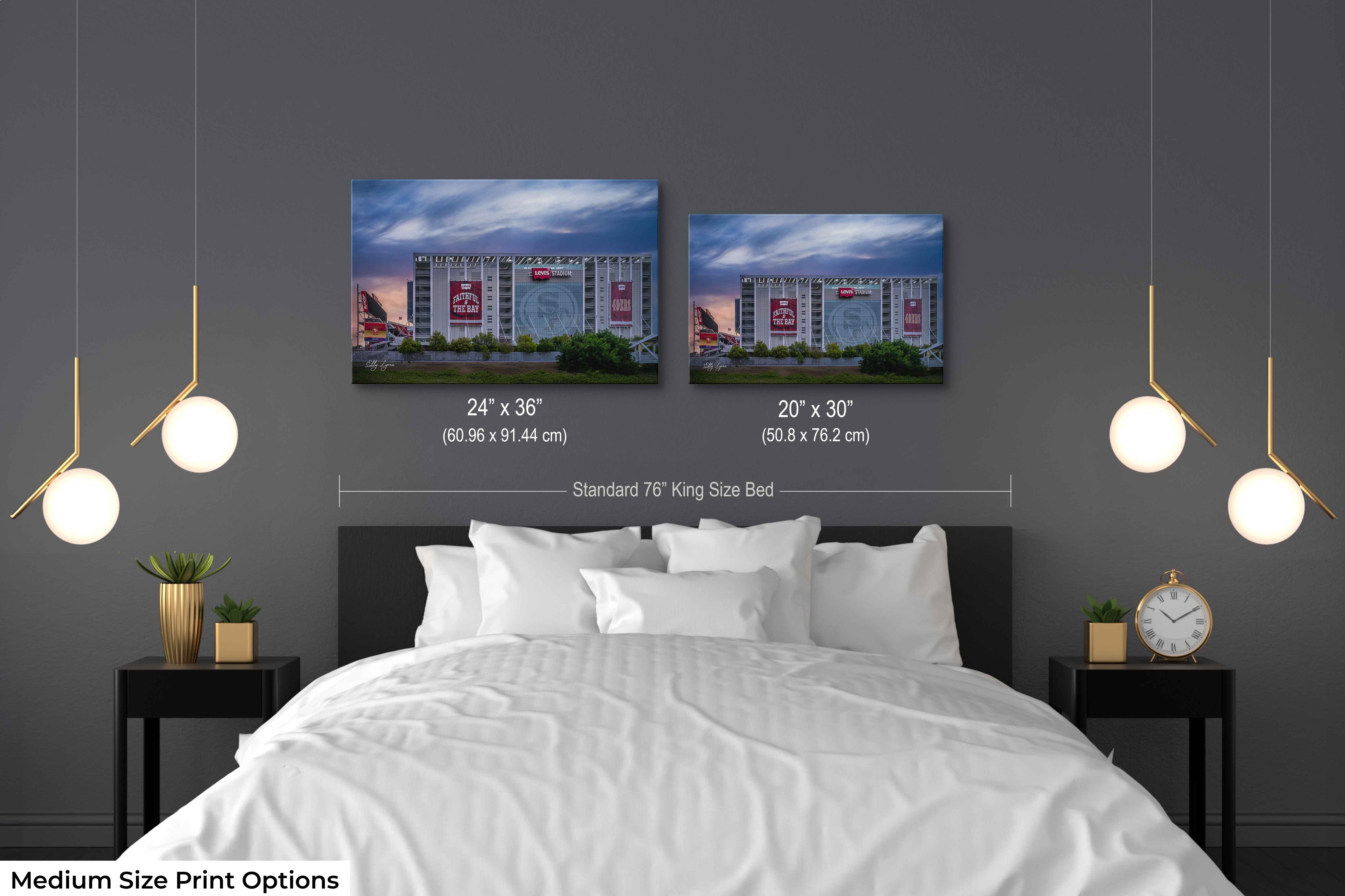 "Faithful Horizon" – Levi’s Stadium at Dawn Fine Art Print