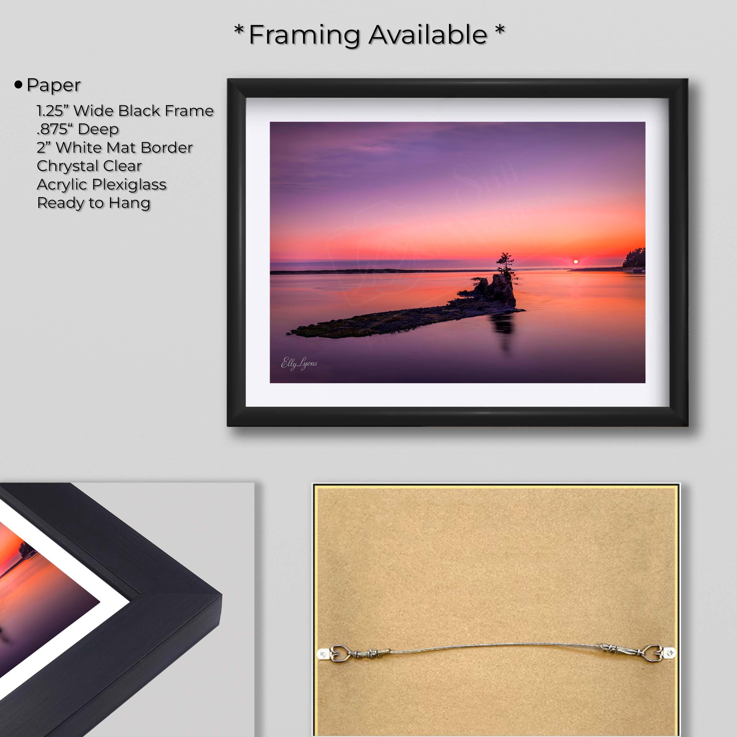 Pacific Northwest Sunset Print - “Unshaken”