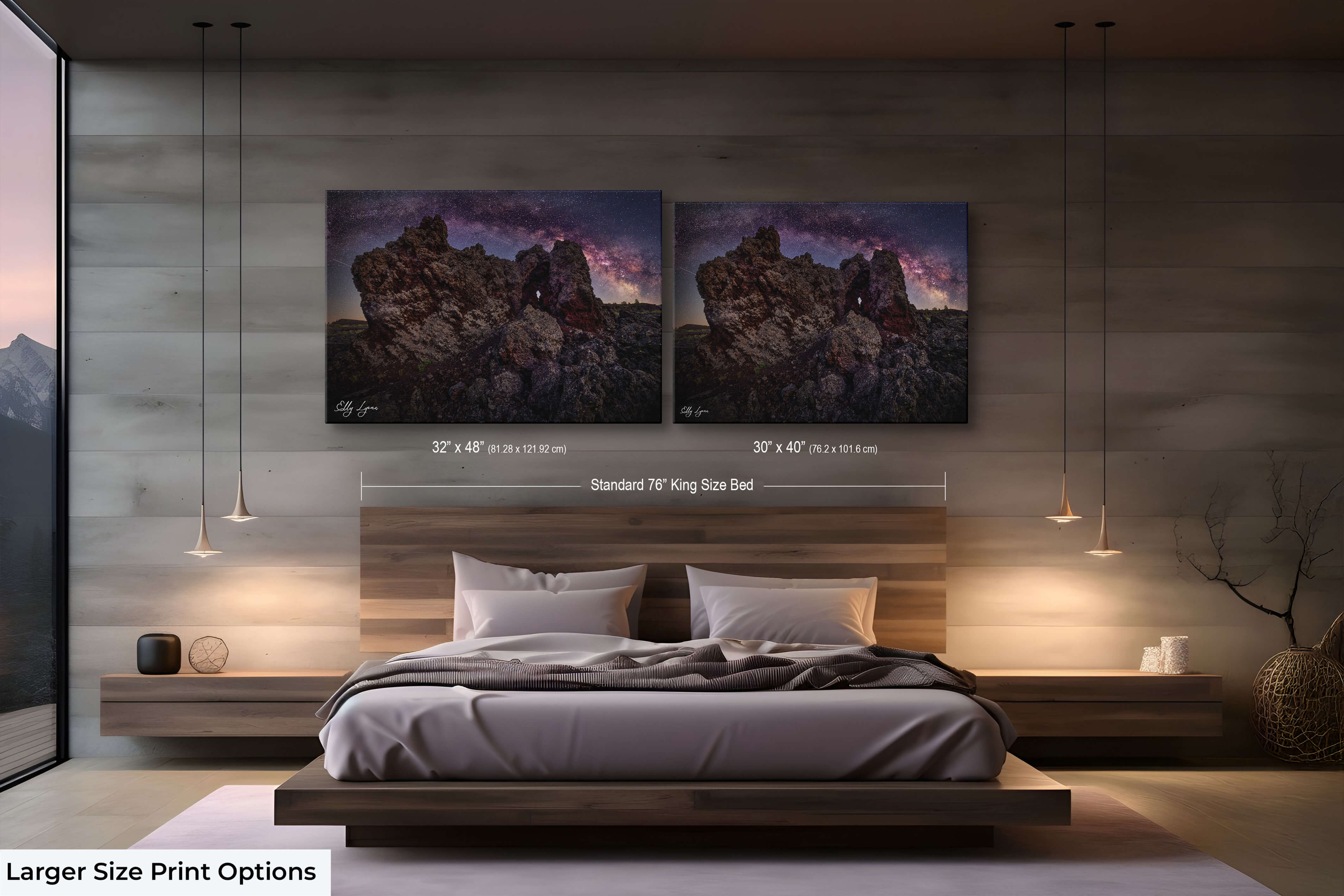 "The Rock and The Reach" - Milky Way Stars Print at Craters of The Moon National Monument