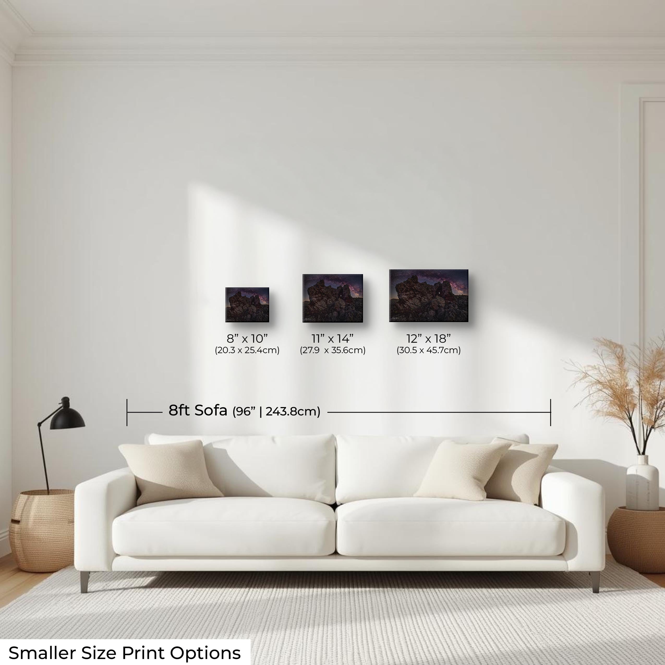 Craters of The Moon National Monument Milky Way Stars Print - "The Rock and The Reach"