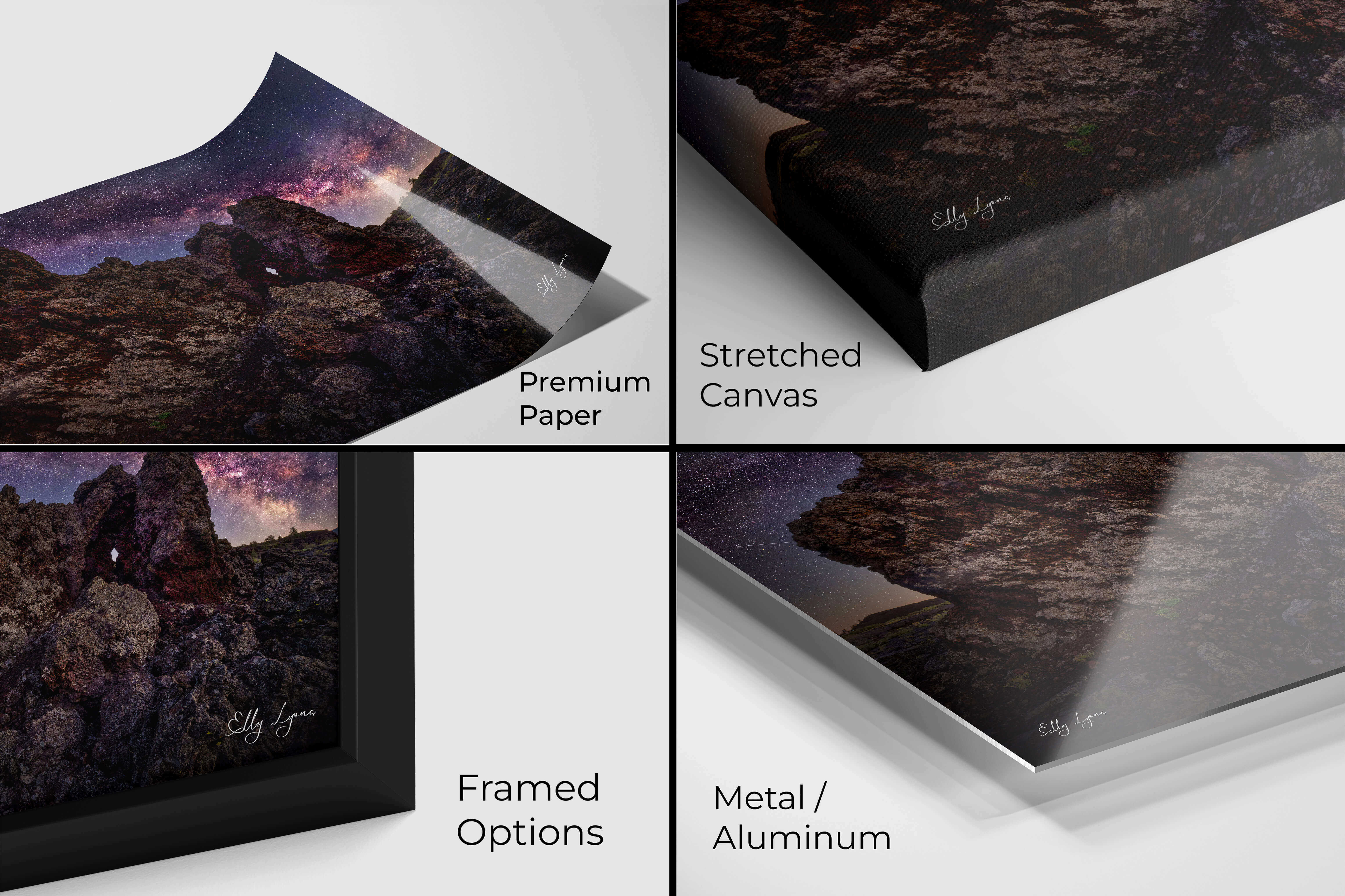 "The Rock and The Reach" - Milky Way Stars Print at Craters of The Moon National Monument