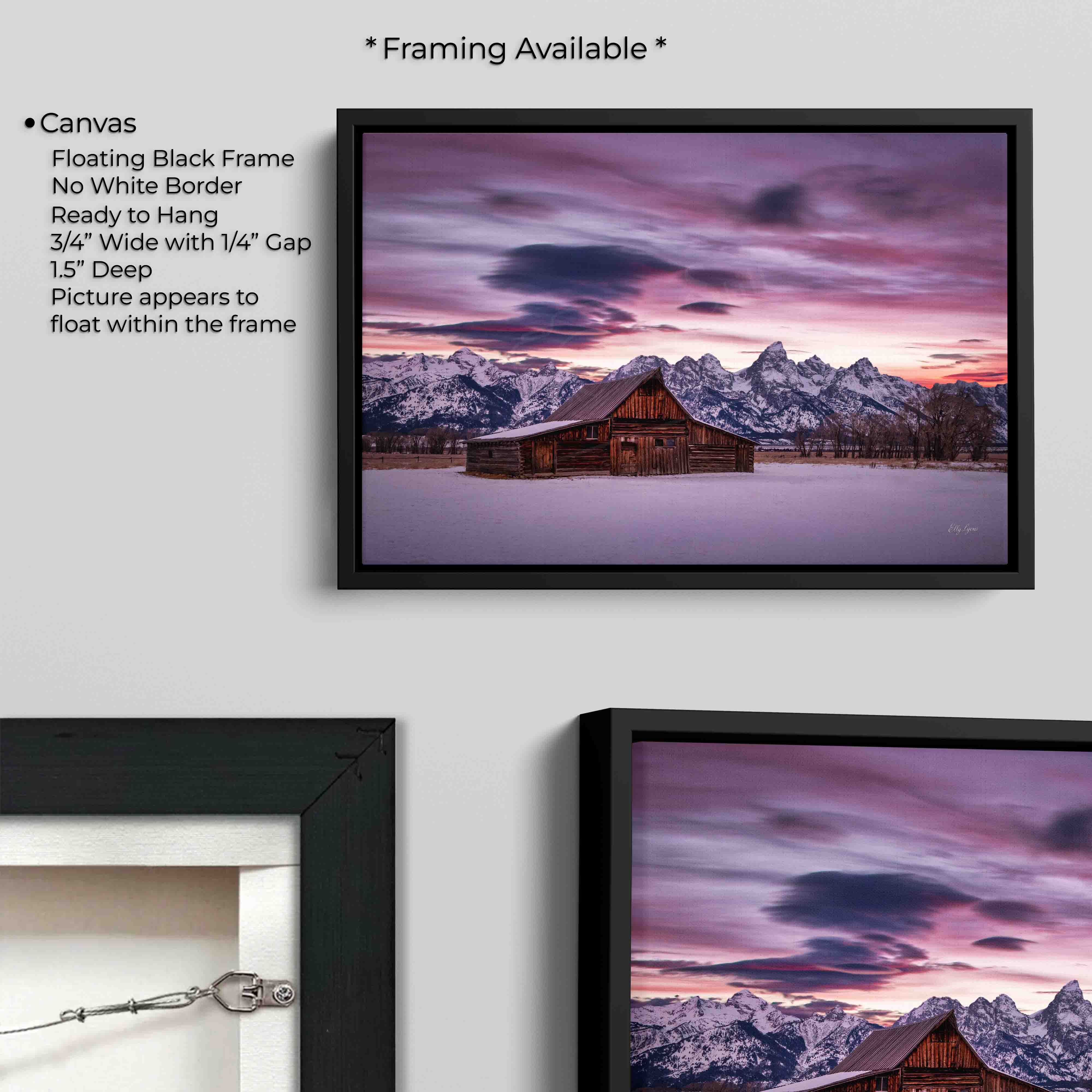 Moulton Barn Sunrise Print - "Promise of a New Day"