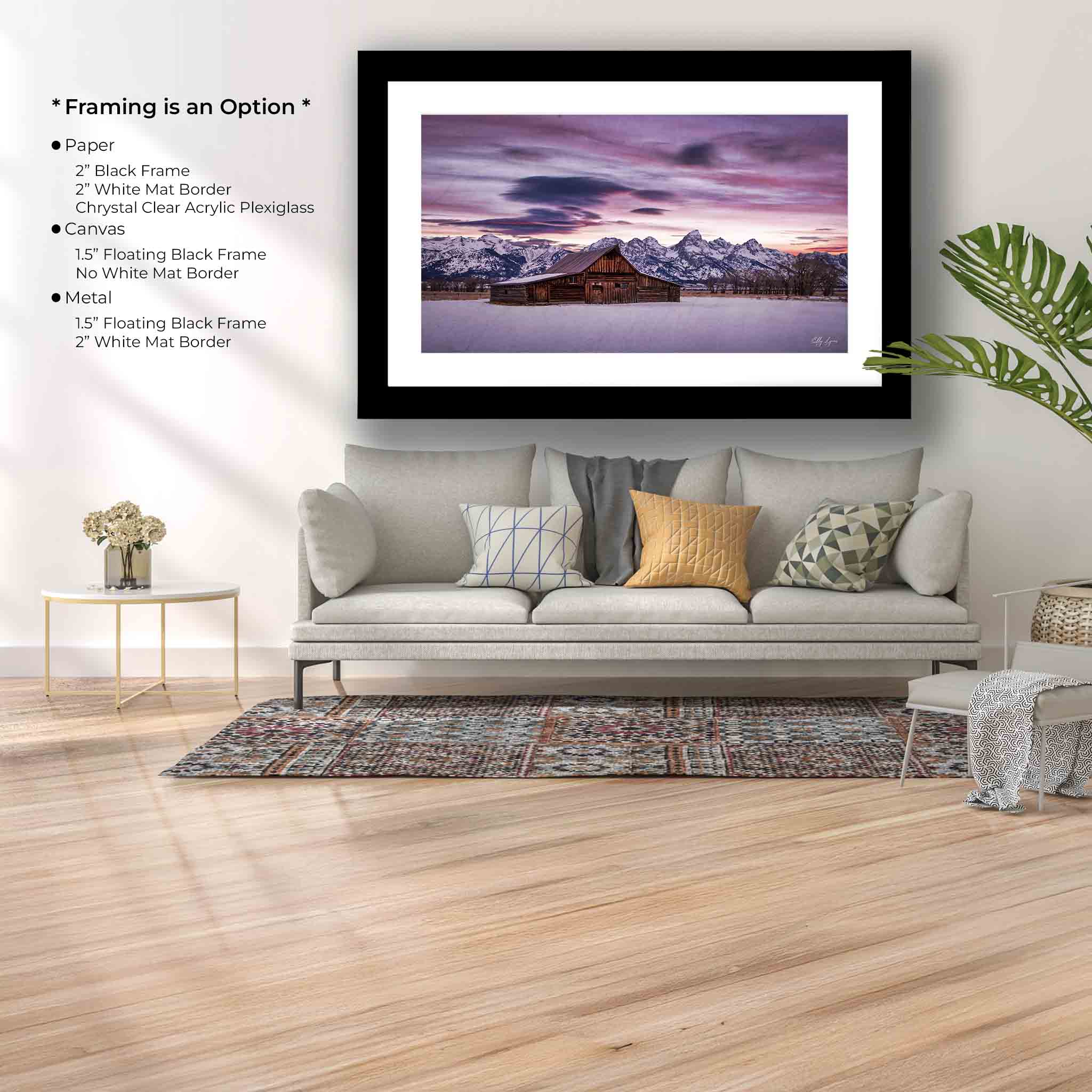 "Promise of a New Day" - Moulton Barn and Tetons in God’s Splendor