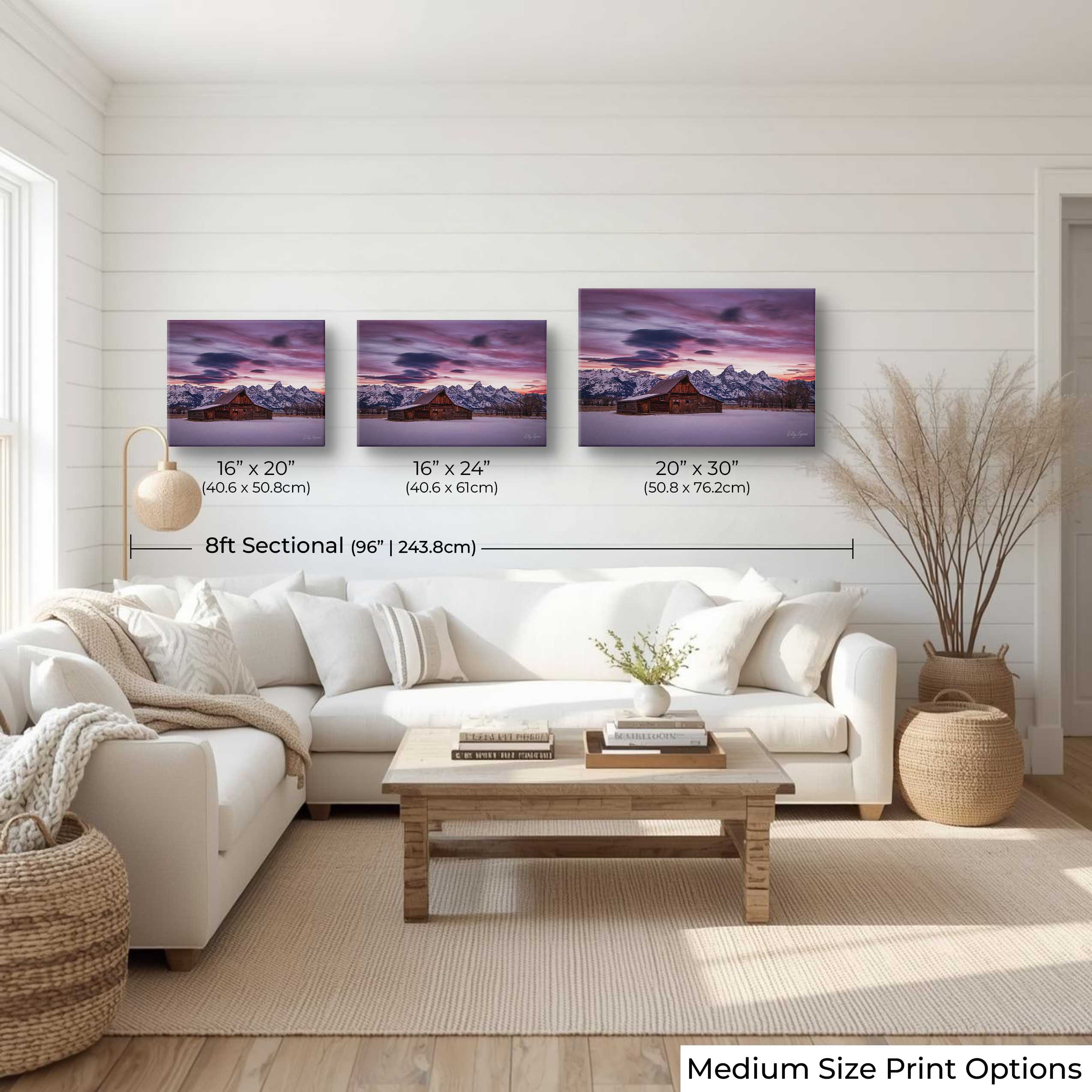 Moulton Barn Sunrise Print - "Promise of a New Day"