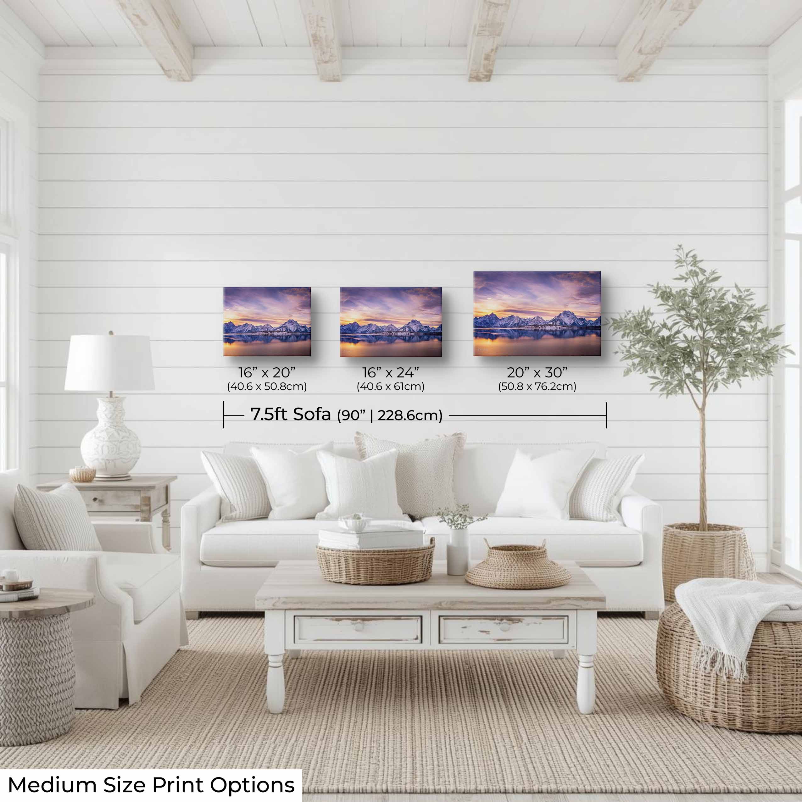 Grand Teton National Park Sunset Print - “Still Waters, Mighty Peaks”