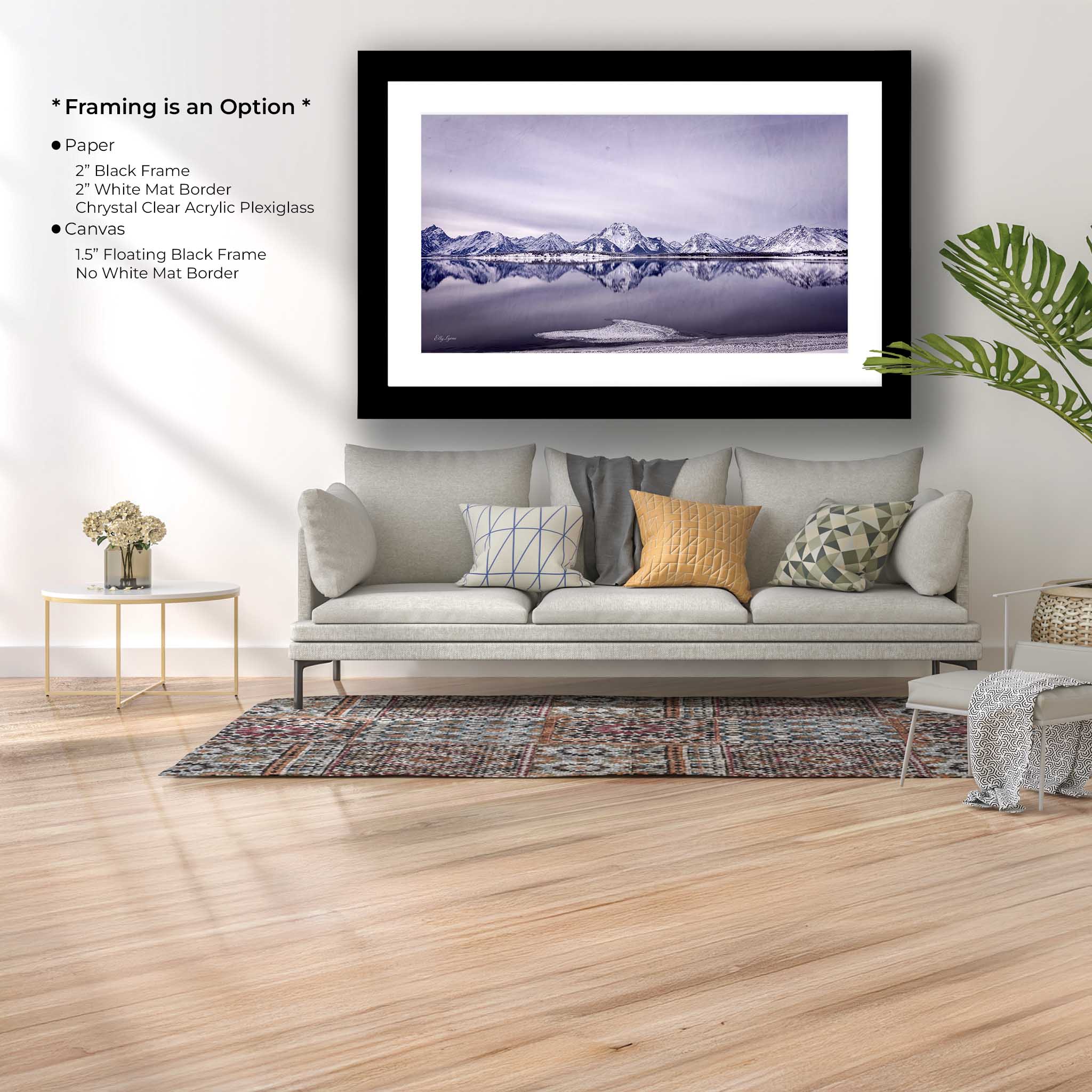 "Refined by Stillness" - Grand Teton National Park | Mountain Reflections Fine Art Print