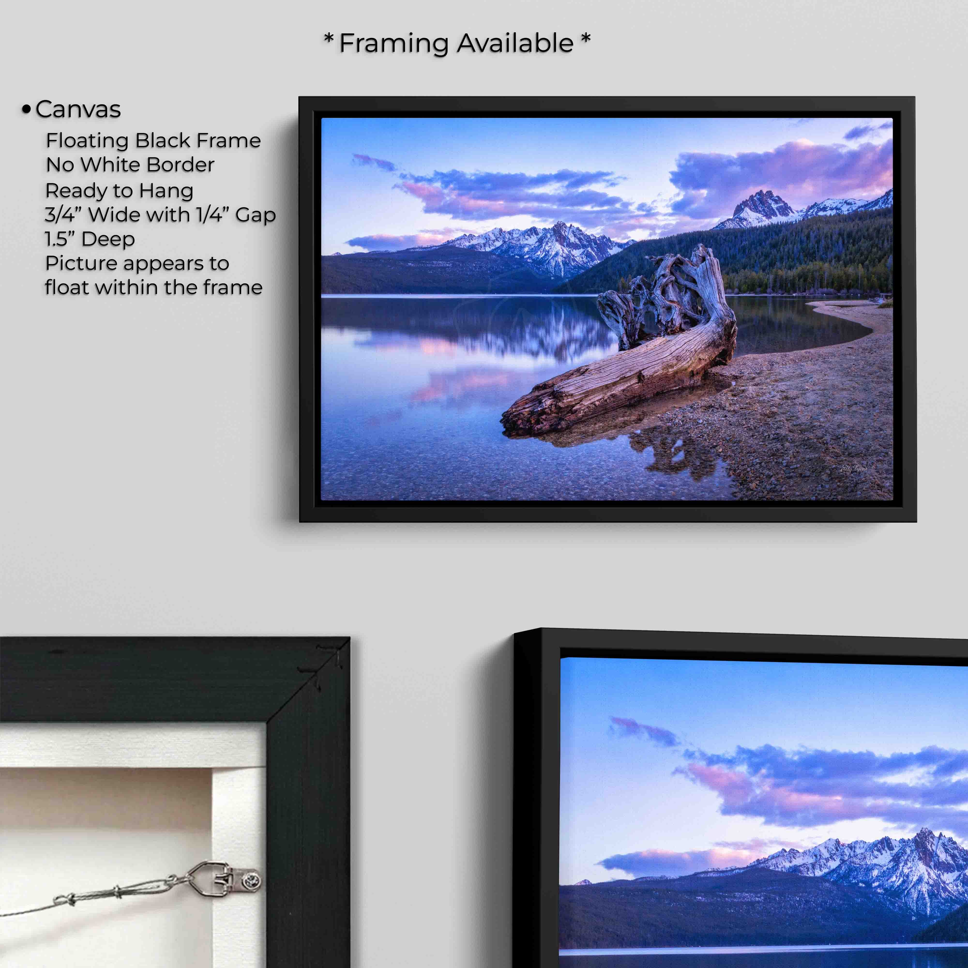 Redfish Lake Sunset Print - "Still Waters, Steadfast Love"