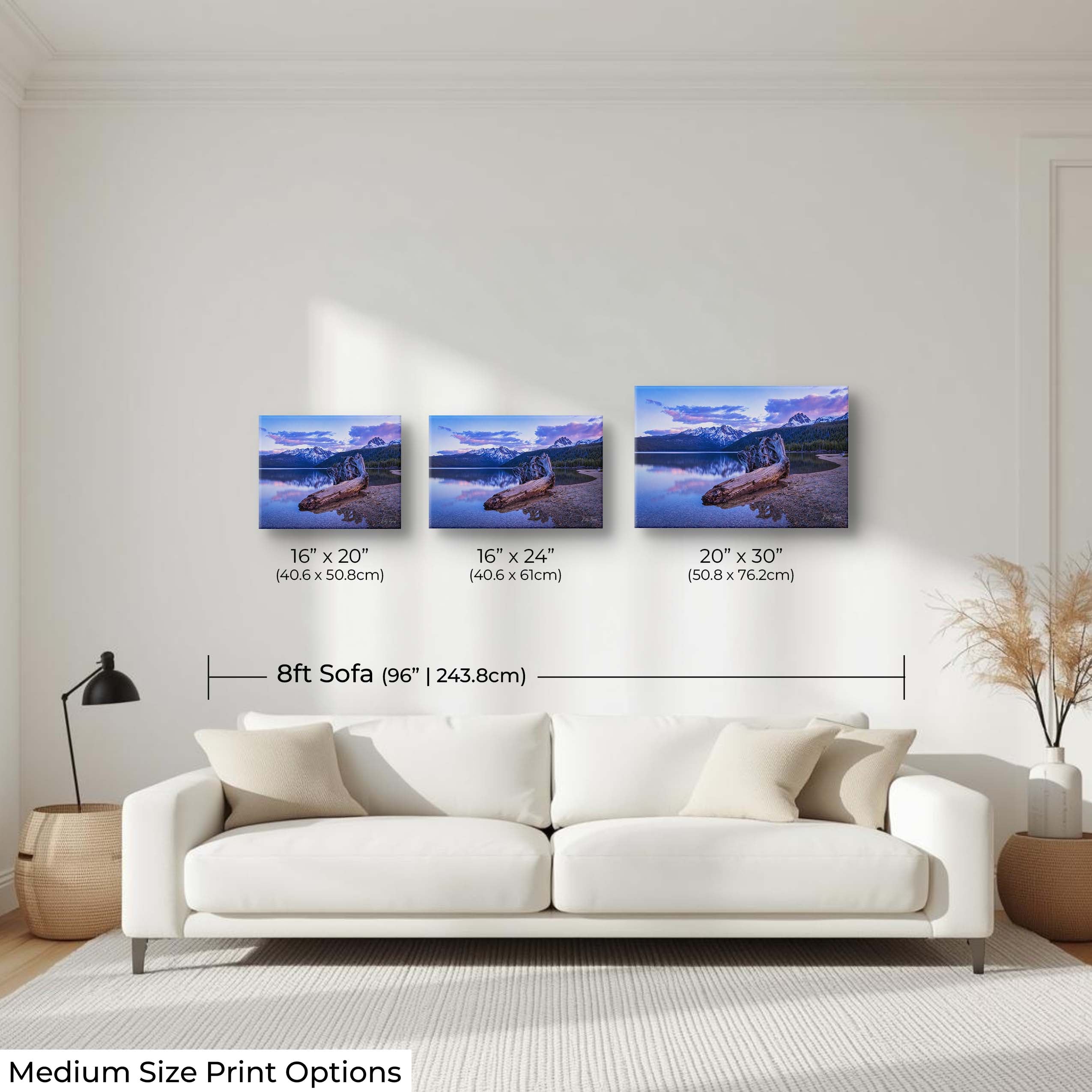 Redfish Lake Sunset Print - "Still Waters, Steadfast Love"