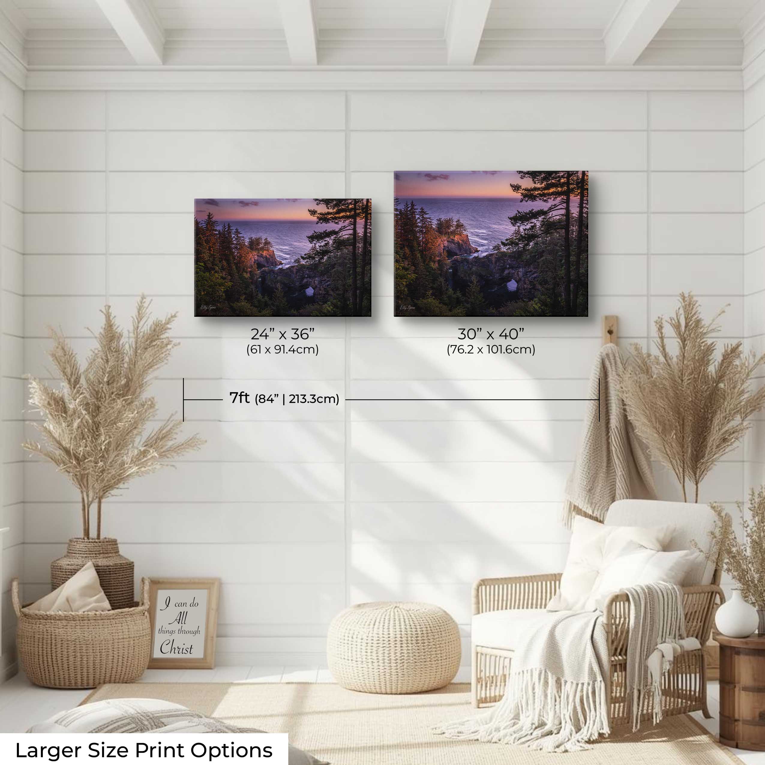 "Where Glory Dwells"- Natural Bridges Pacific Northwest Print