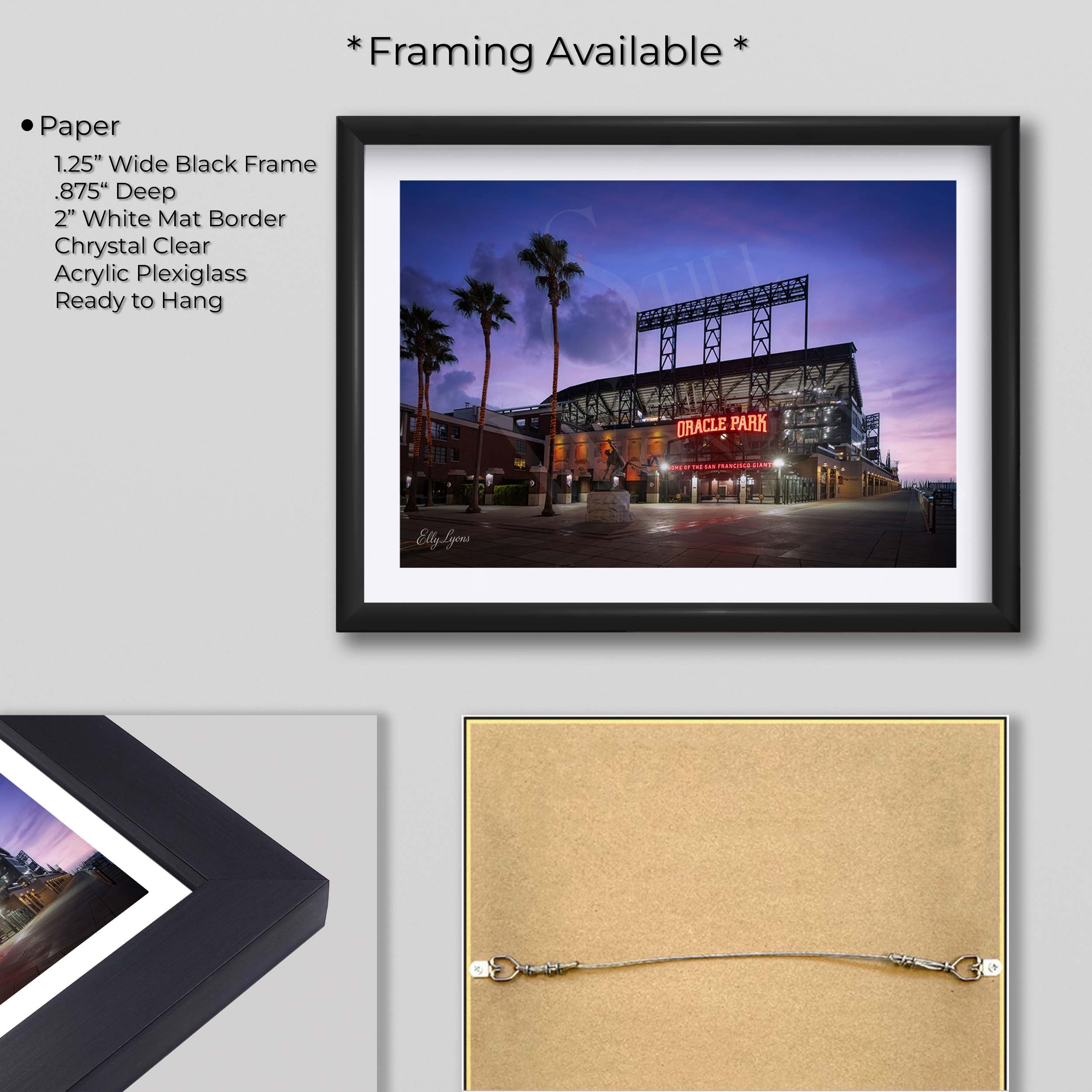 Oracle Park Fine Art Print – San Francisco Giants Stadium