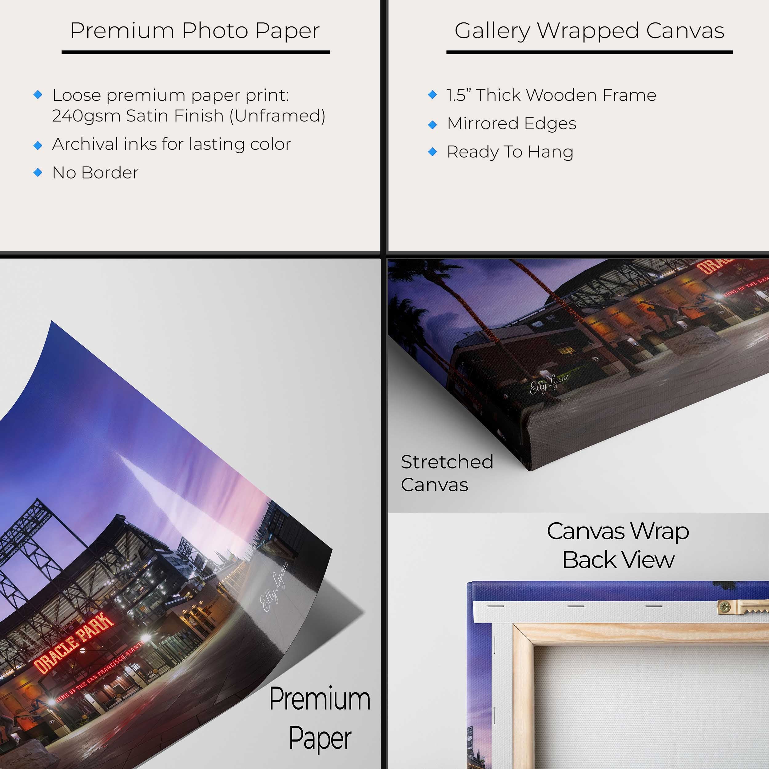 Oracle Park Fine Art Print – San Francisco Giants Stadium