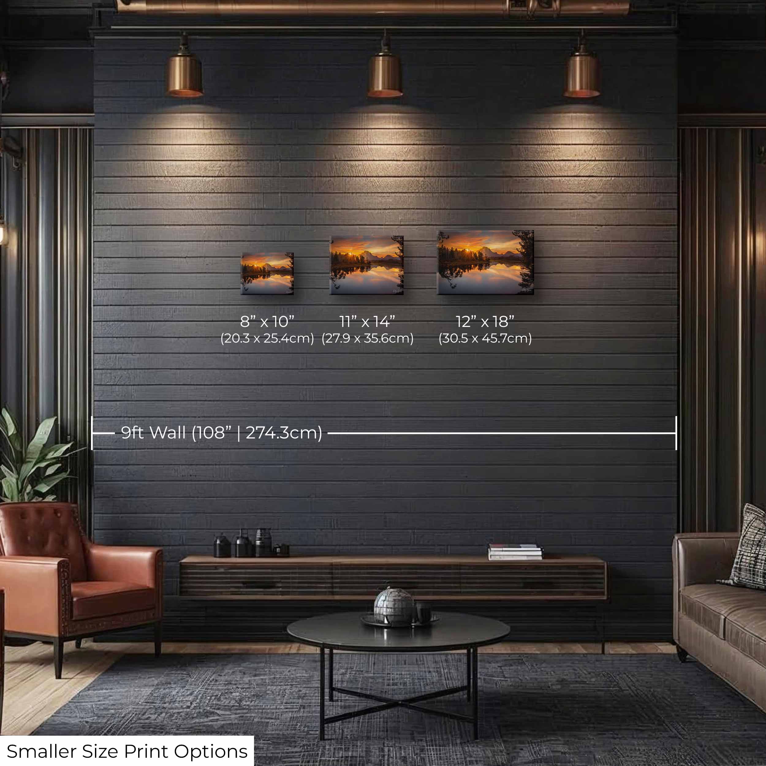 Grand Teton Sunset Reflection Print - "Heaven's Farewell"