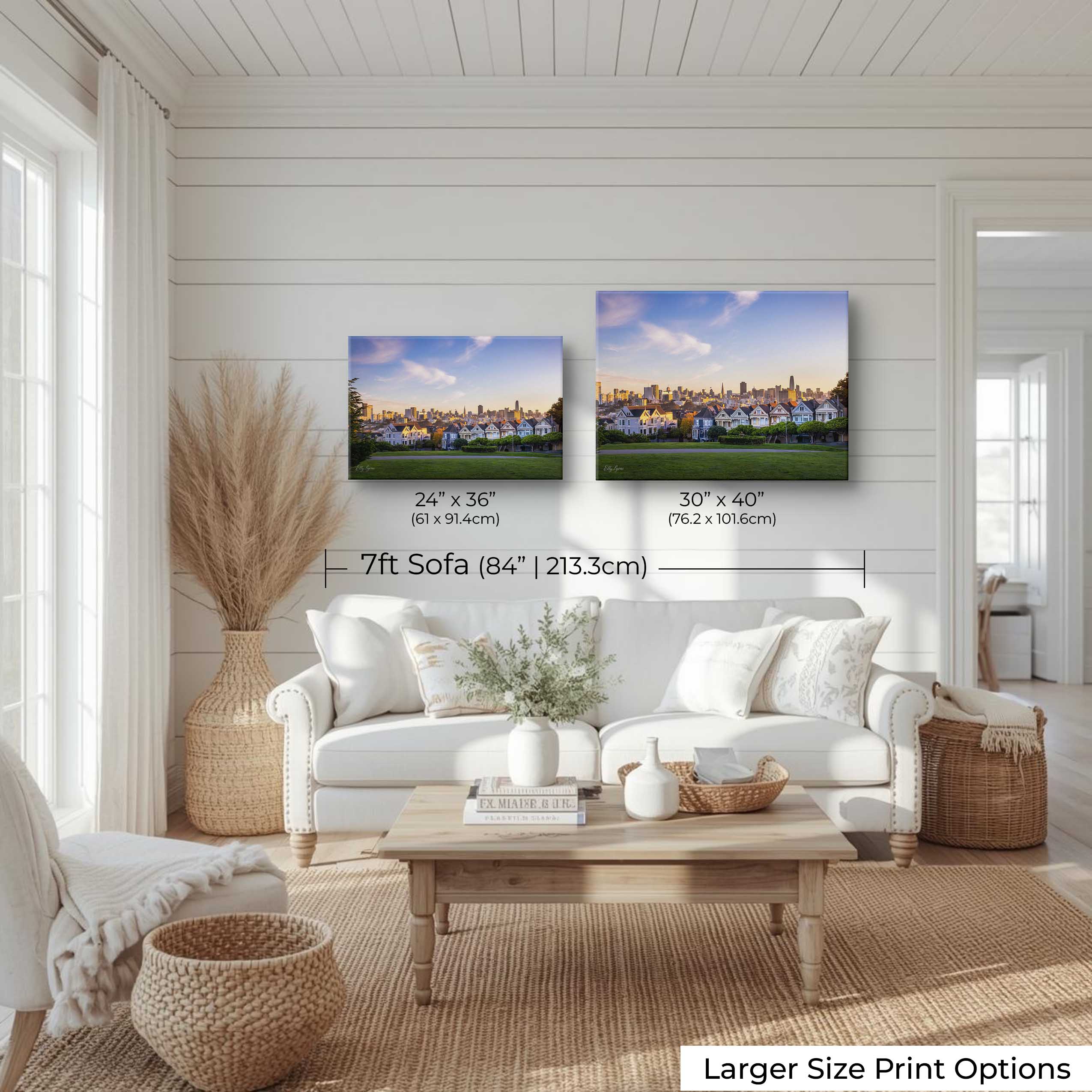 Painted Ladies Fine Art Print – Alamo Square San Francisco Wall Decor