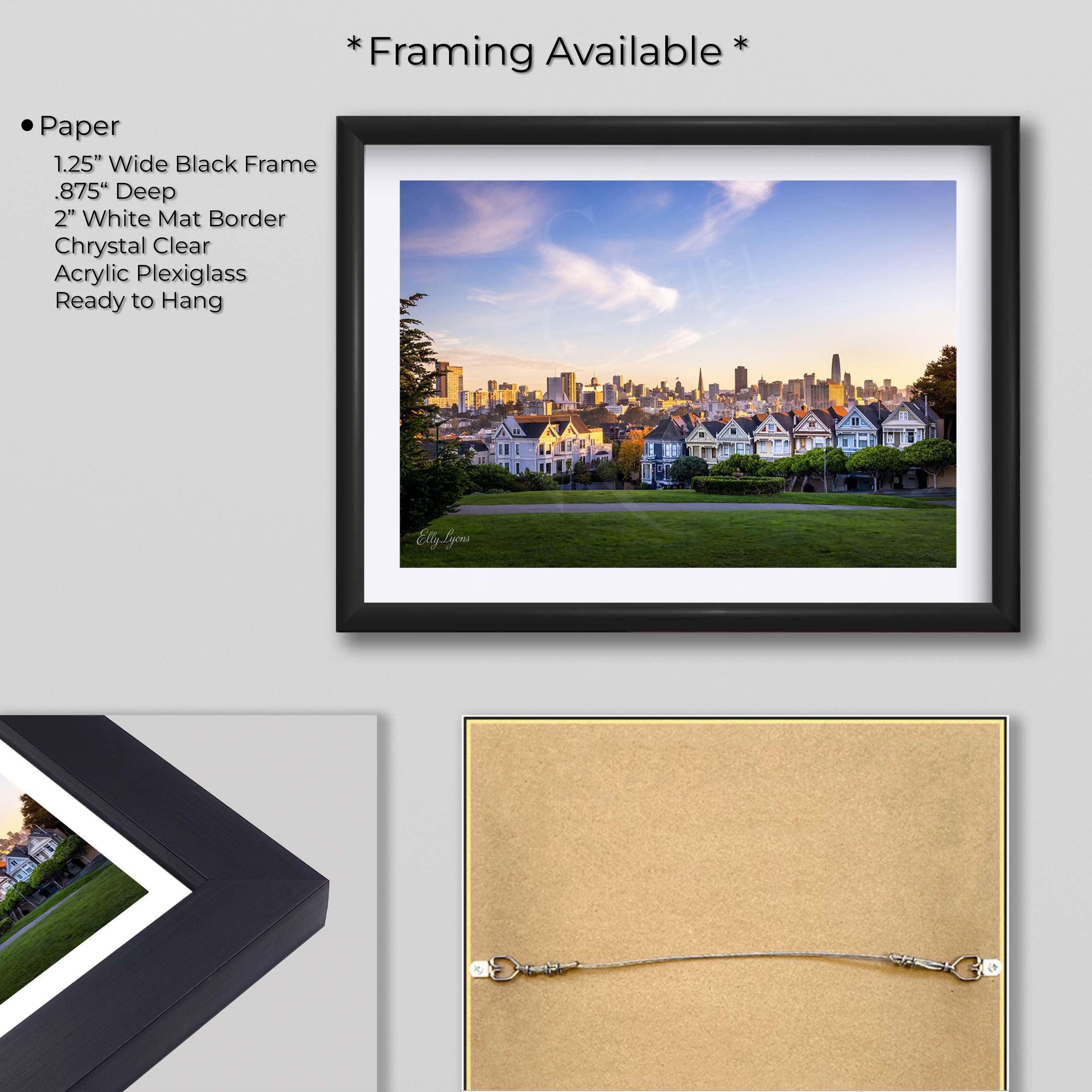Painted Ladies Fine Art Print – Alamo Square San Francisco Wall Decor