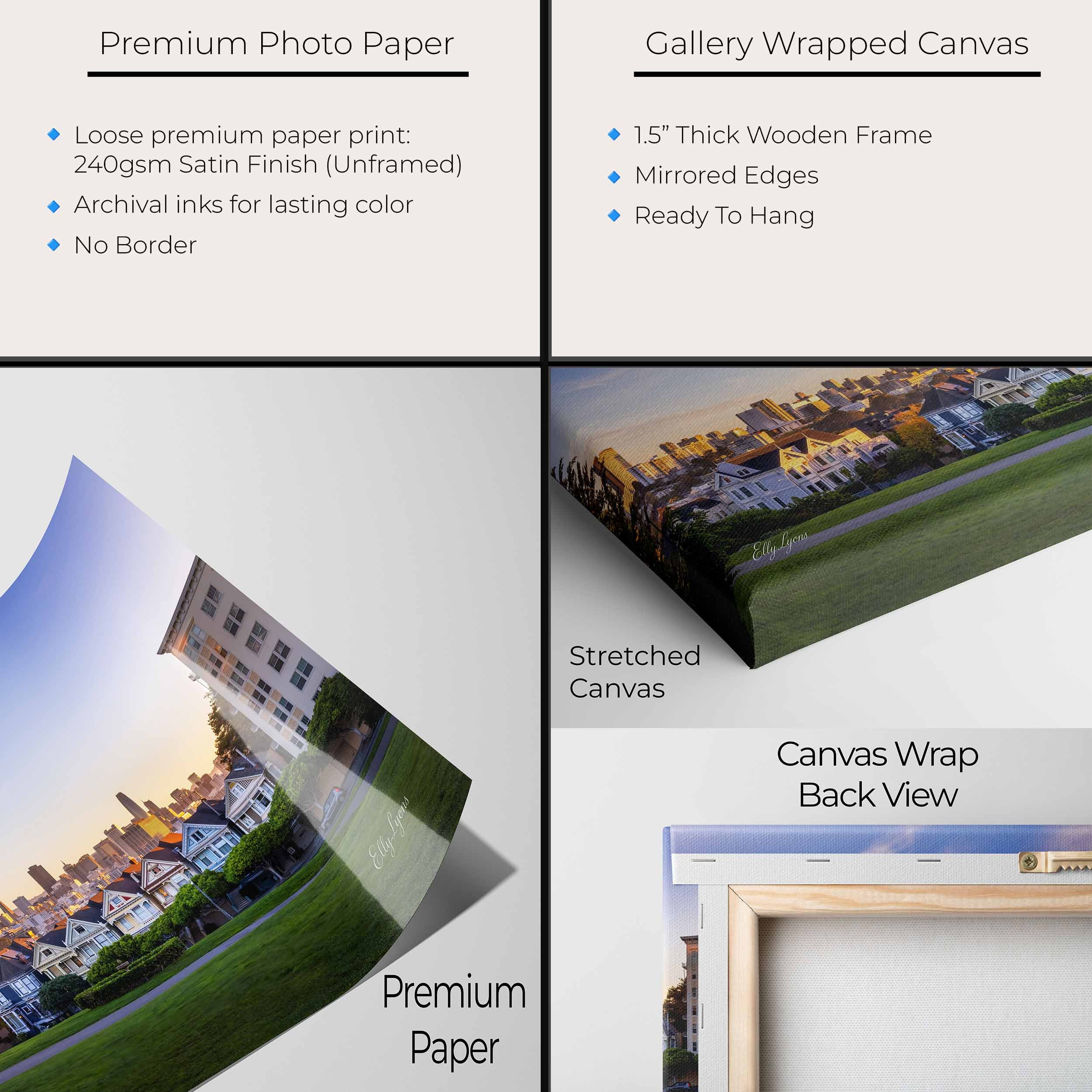 Painted Ladies Fine Art Print – Alamo Square San Francisco Wall Decor