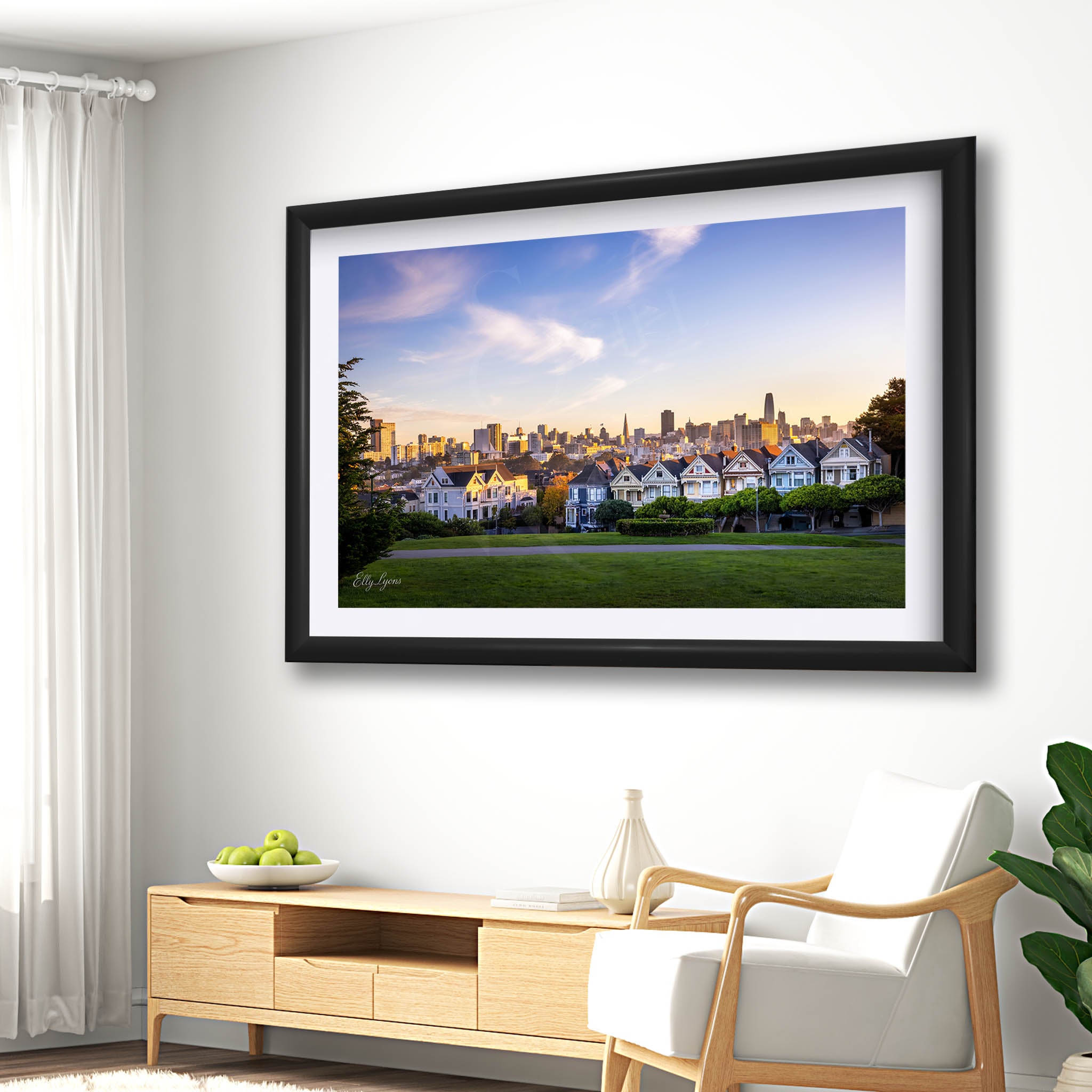 Painted Ladies Fine Art Print – Alamo Square San Francisco Wall Decor