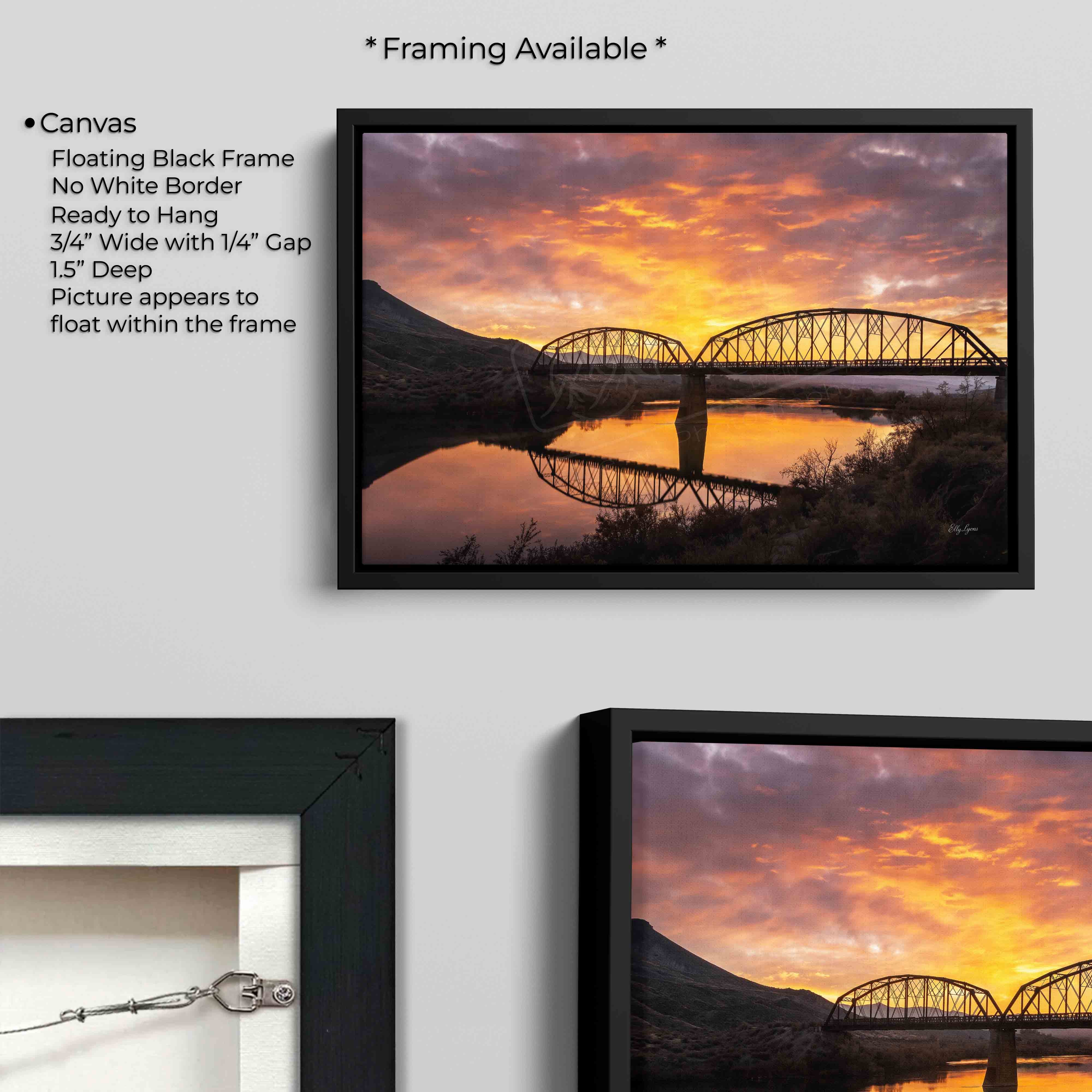 Guffy Bridge Melba Idaho Print - "The Way Across"