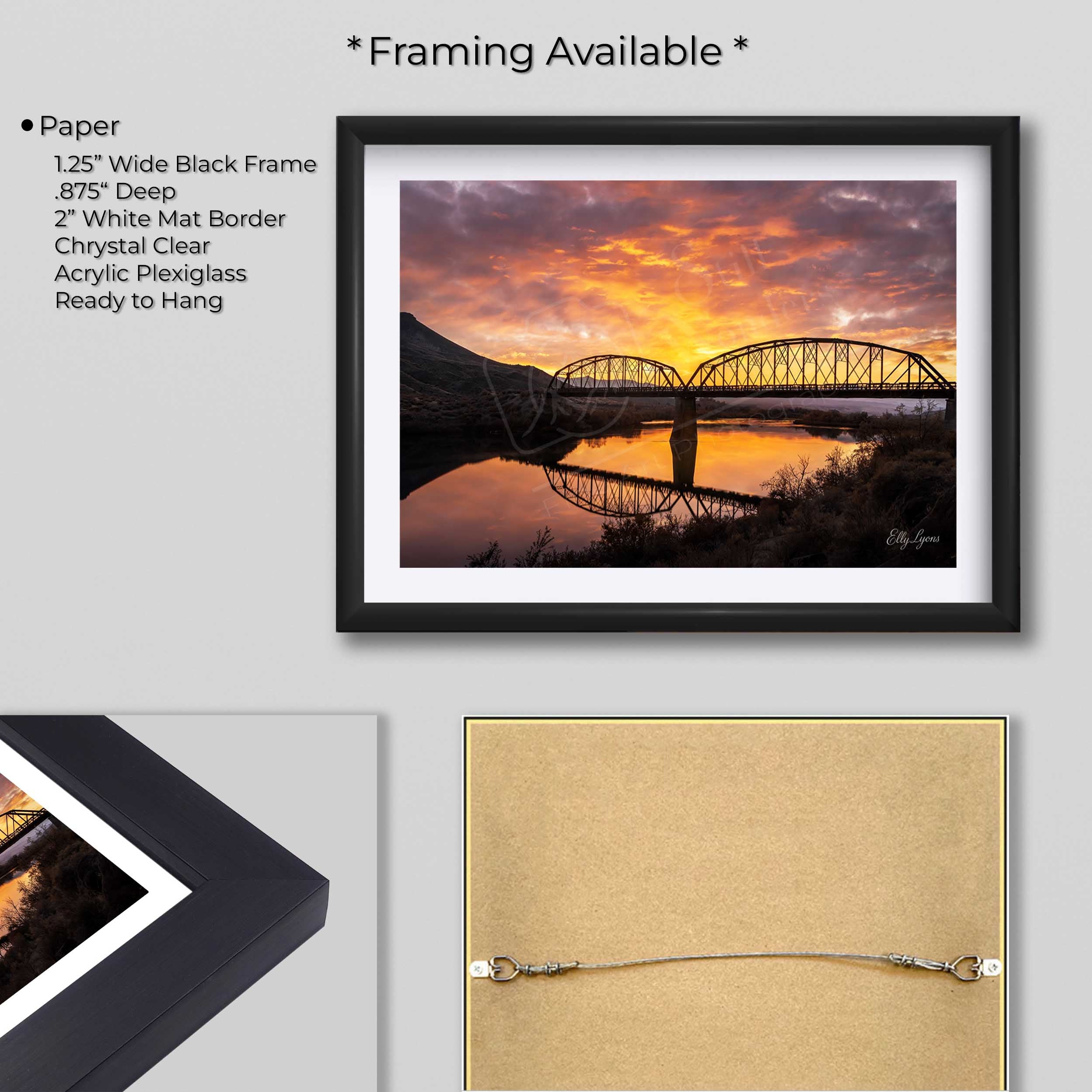 Guffy Bridge Melba Idaho Print - "The Way Across"