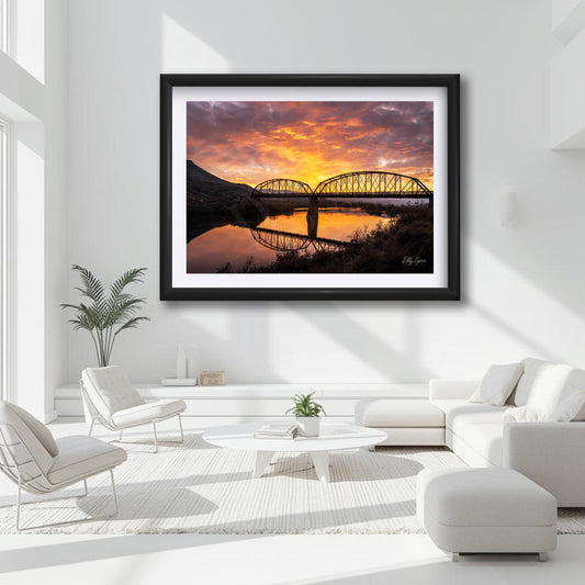 Guffy Bridge Melba Idaho Print - "The Way Across"