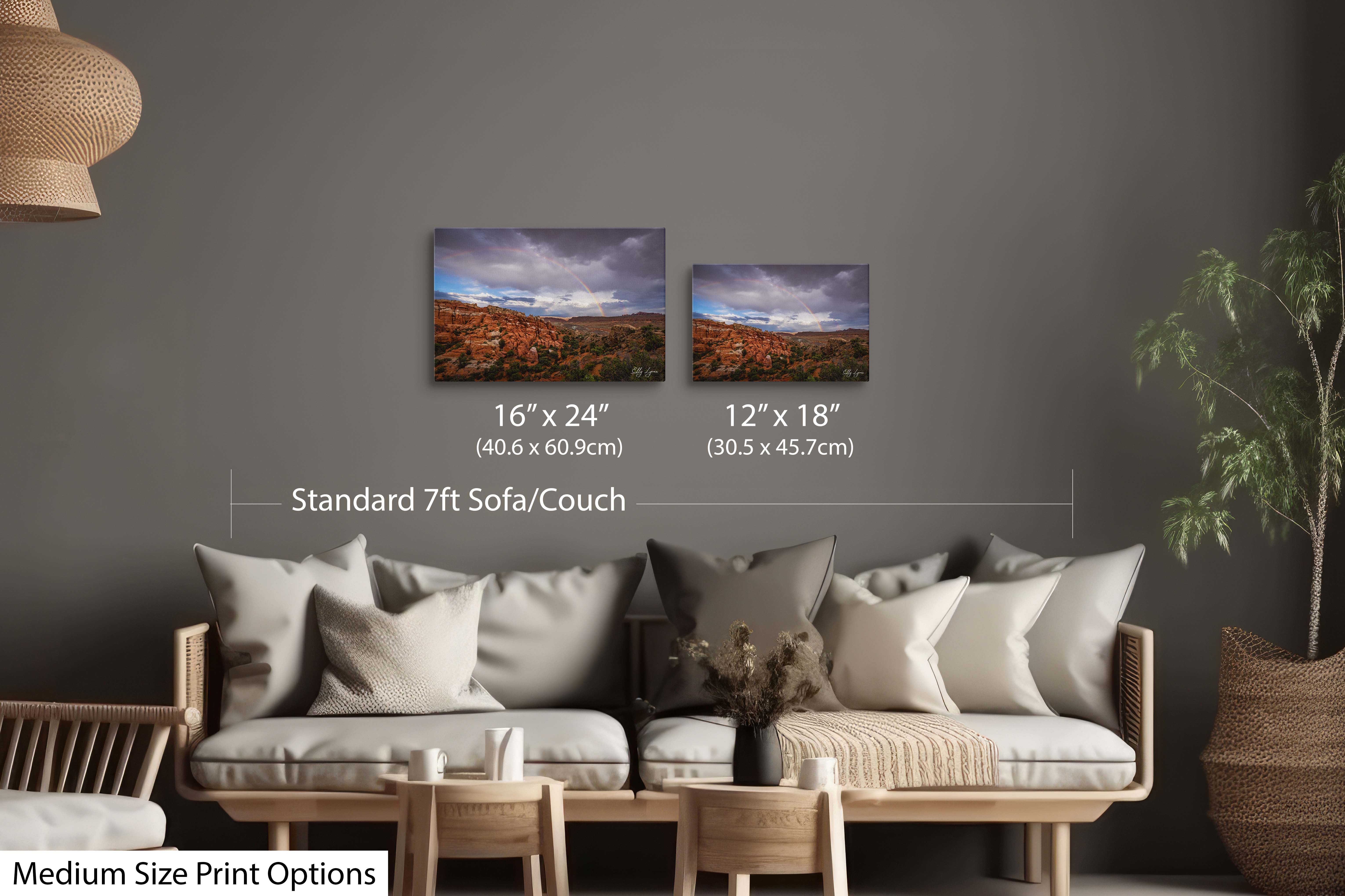 “Rainbow Majesty In The Desert" - Arches National Park  Fine Art Print