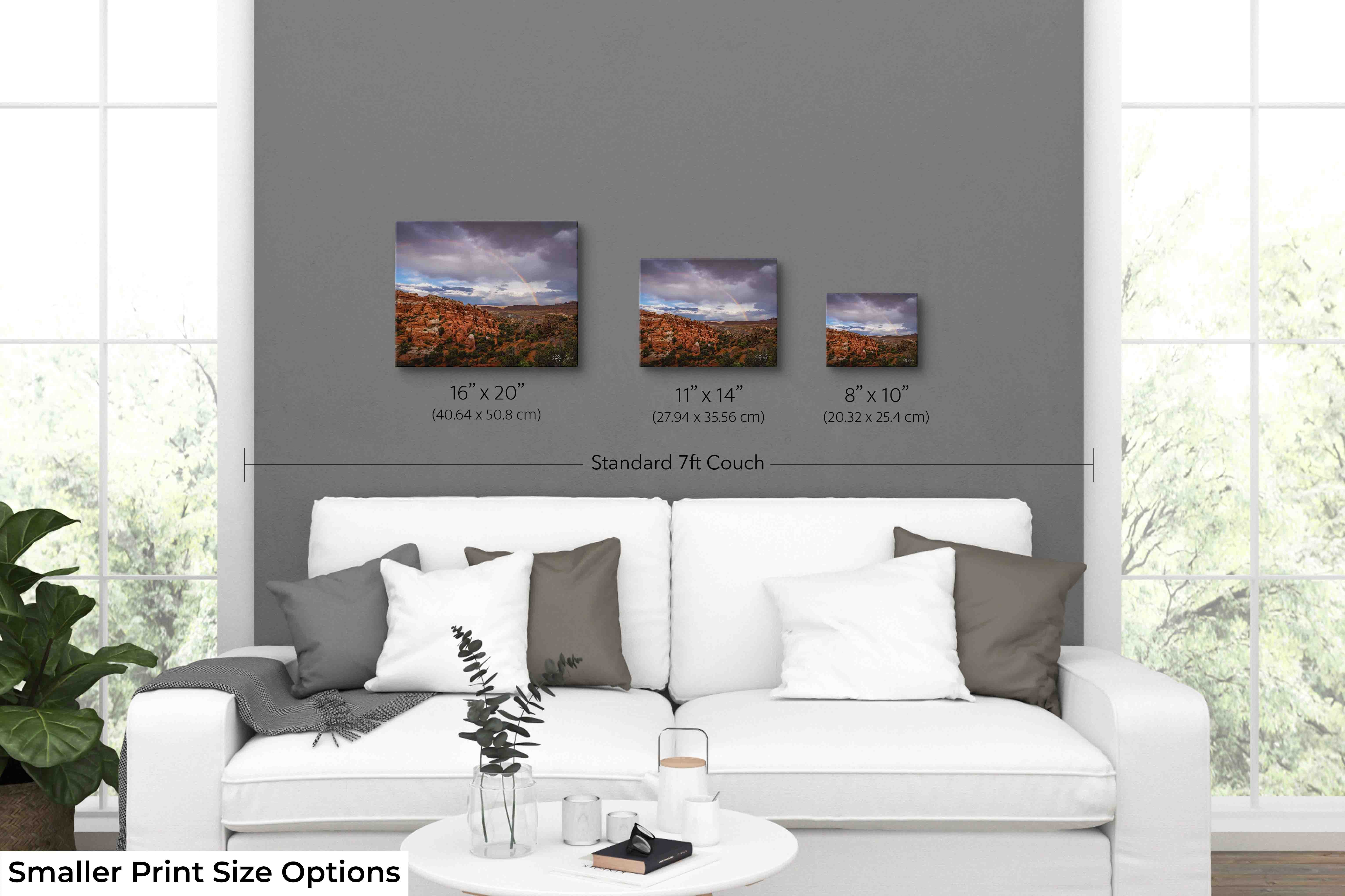 “Rainbow Majesty In The Desert" - Arches National Park  Fine Art Print