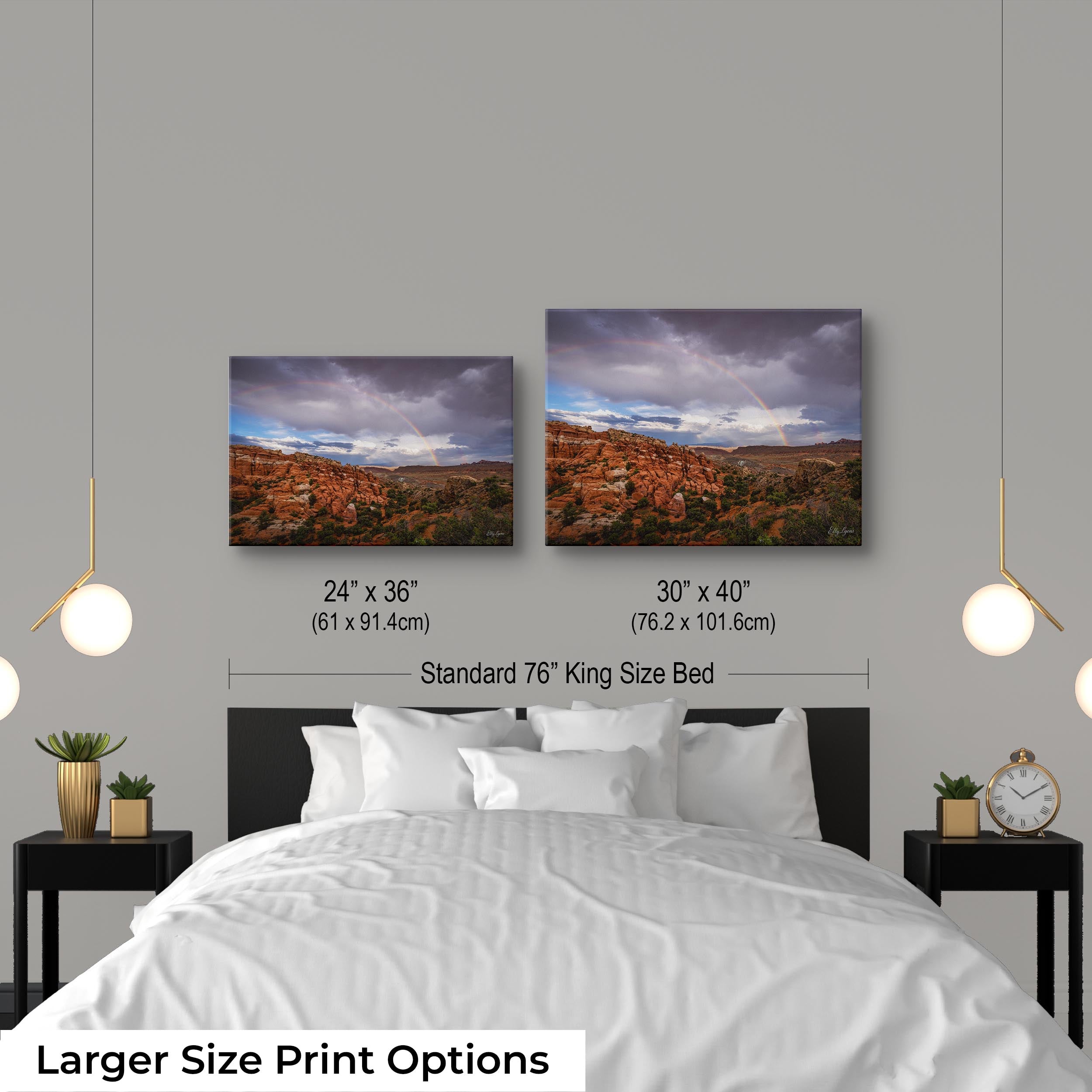 Arches National Park Print - “Rainbow Majesty In The Desert"