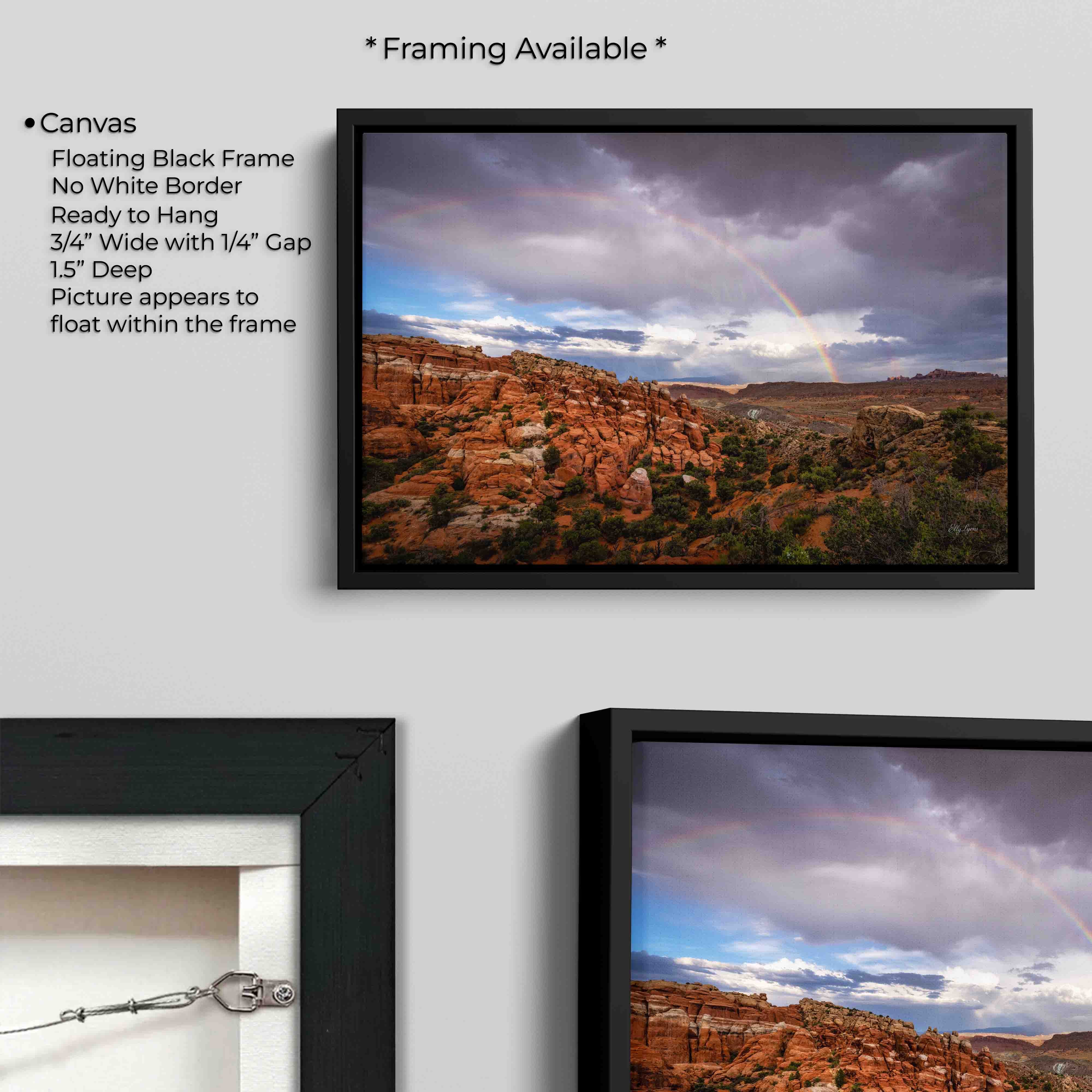 Arches National Park Print - “Rainbow Majesty In The Desert"