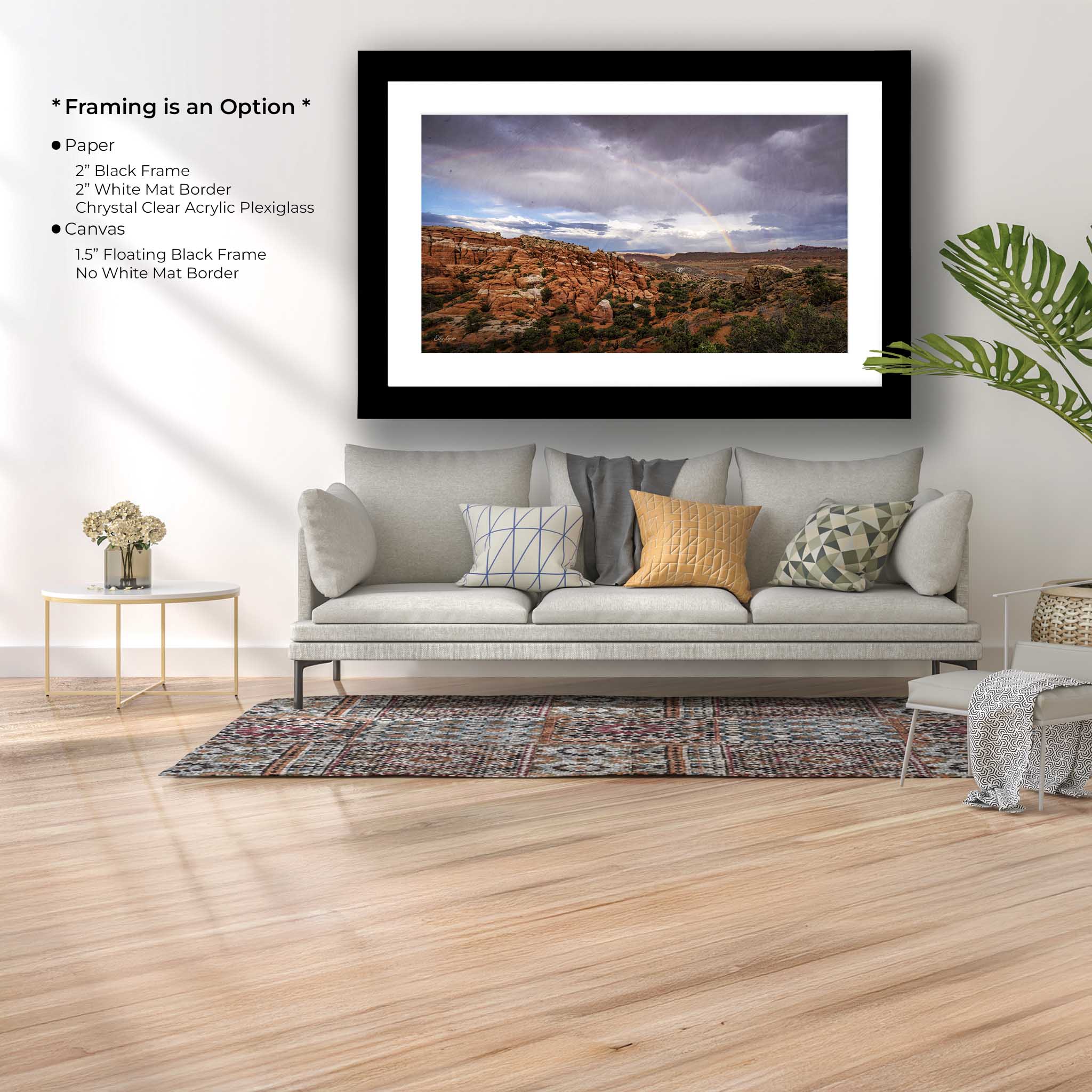 “Rainbow Majesty In The Desert" - Arches National Park  Fine Art Print