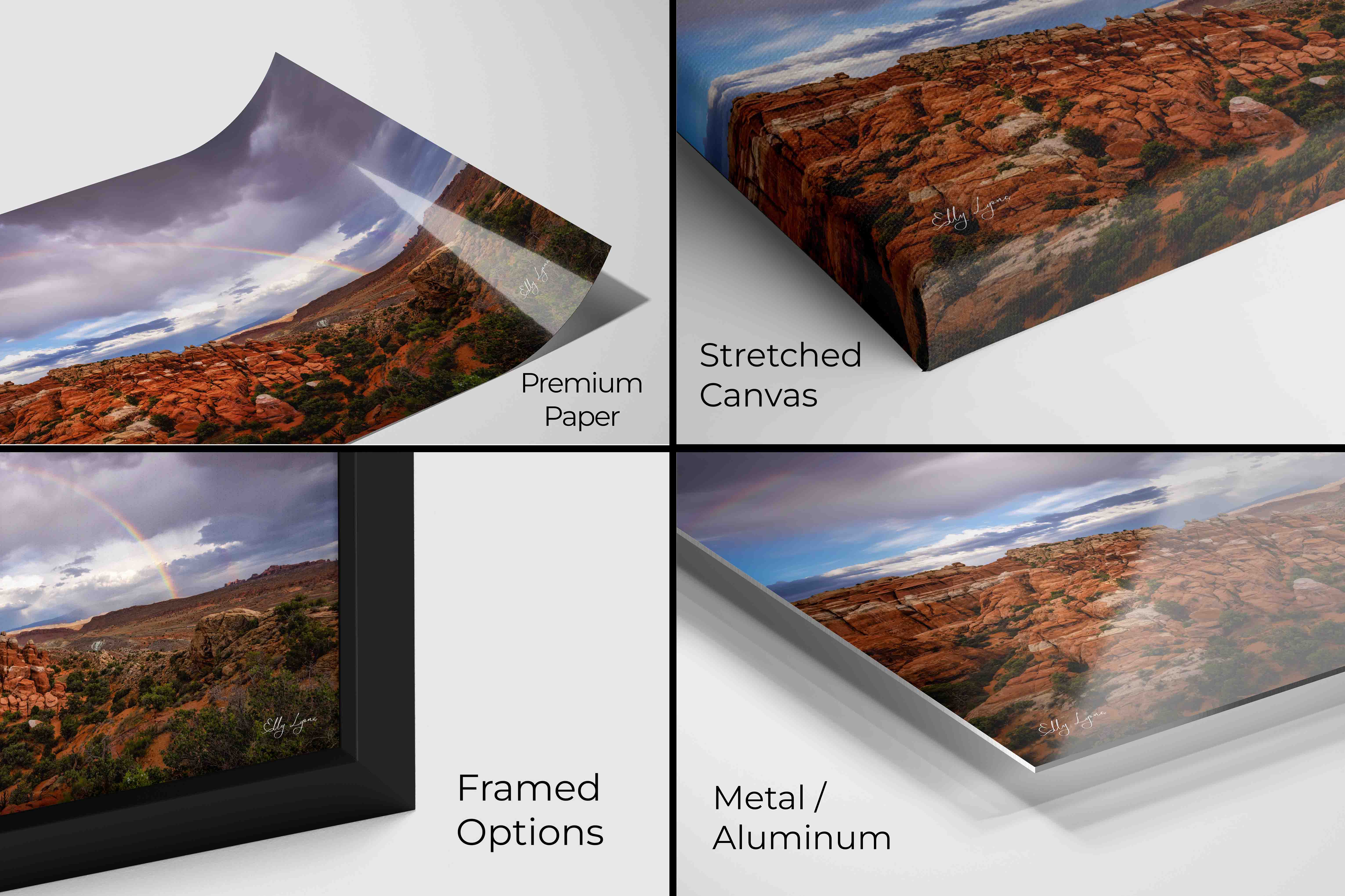 “Rainbow Majesty In The Desert" - Arches National Park  Fine Art Print