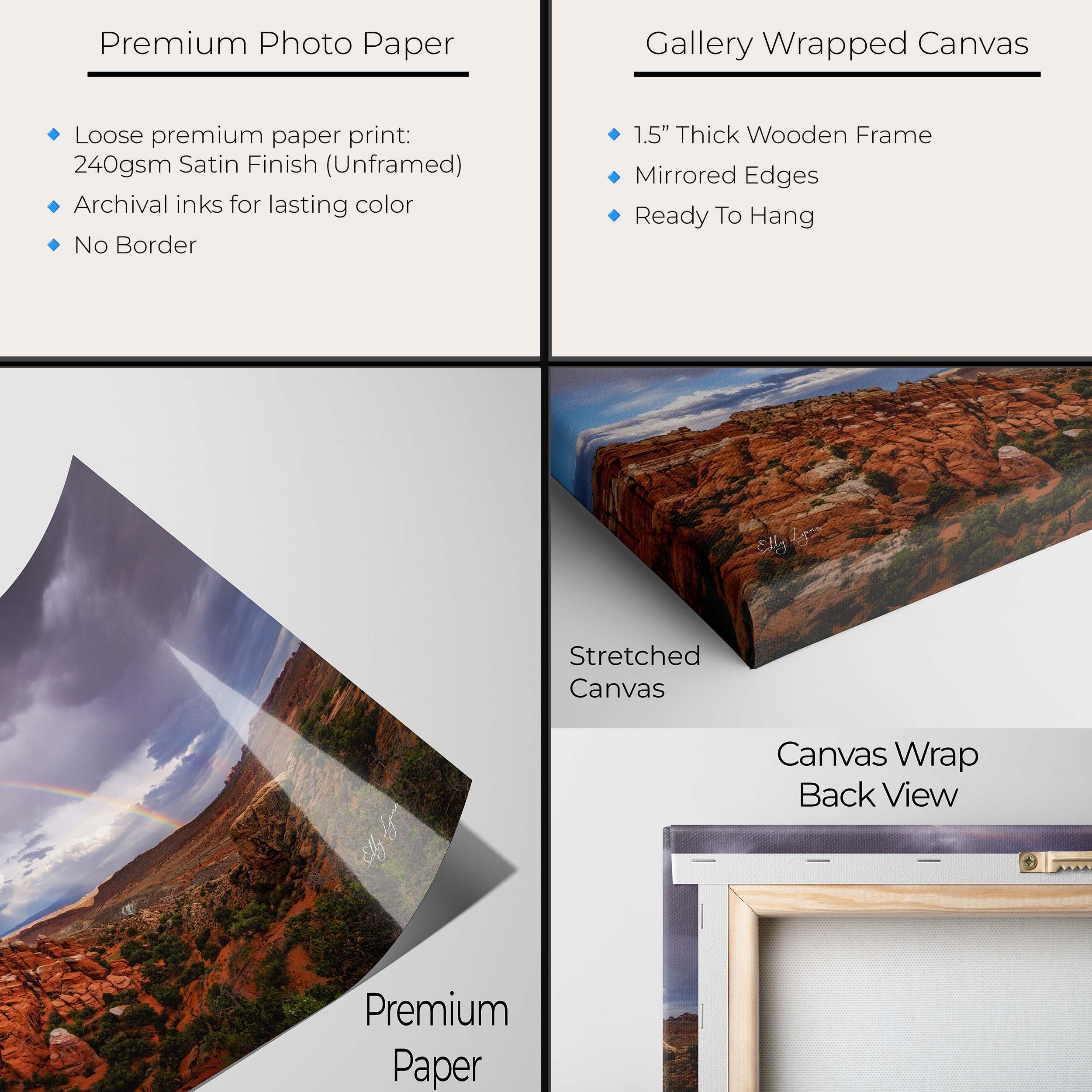 “Rainbow Majesty In The Desert" - Arches National Park  Fine Art Print