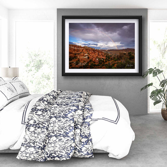 Arches National Park Print - “Rainbow Majesty In The Desert"