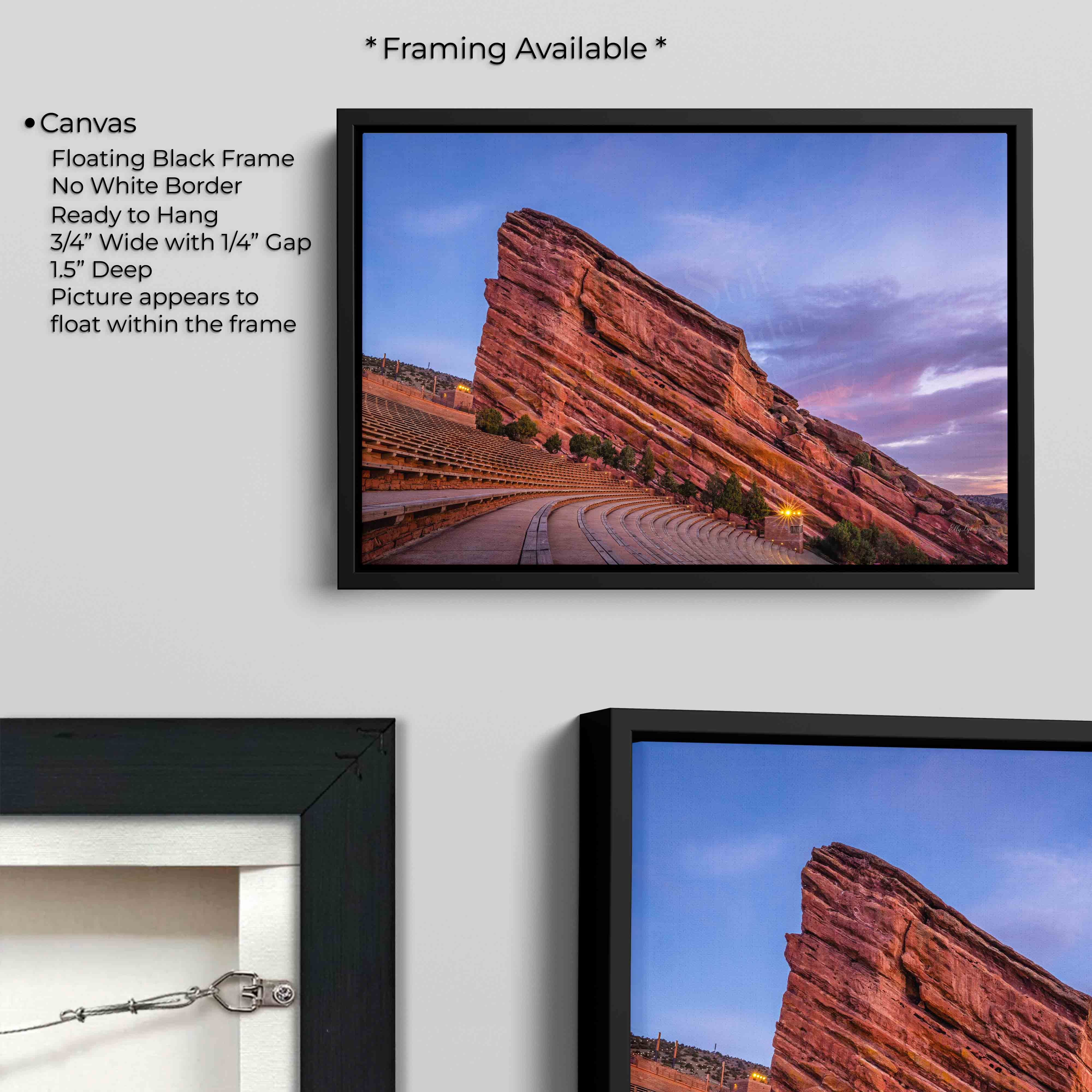 Red Rocks Amphitheater Sunrise Print
