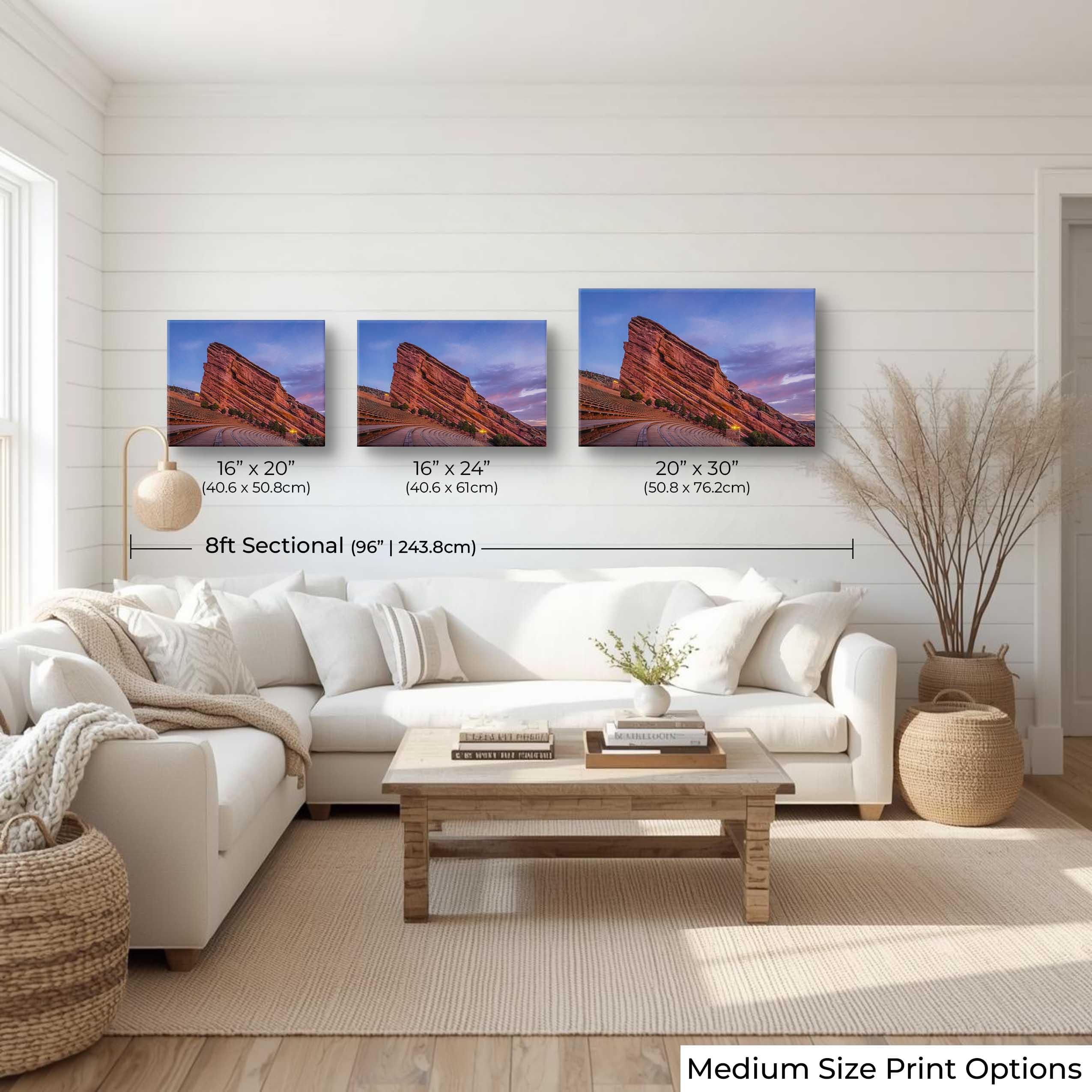 Red Rocks Amphitheater Sunrise Print