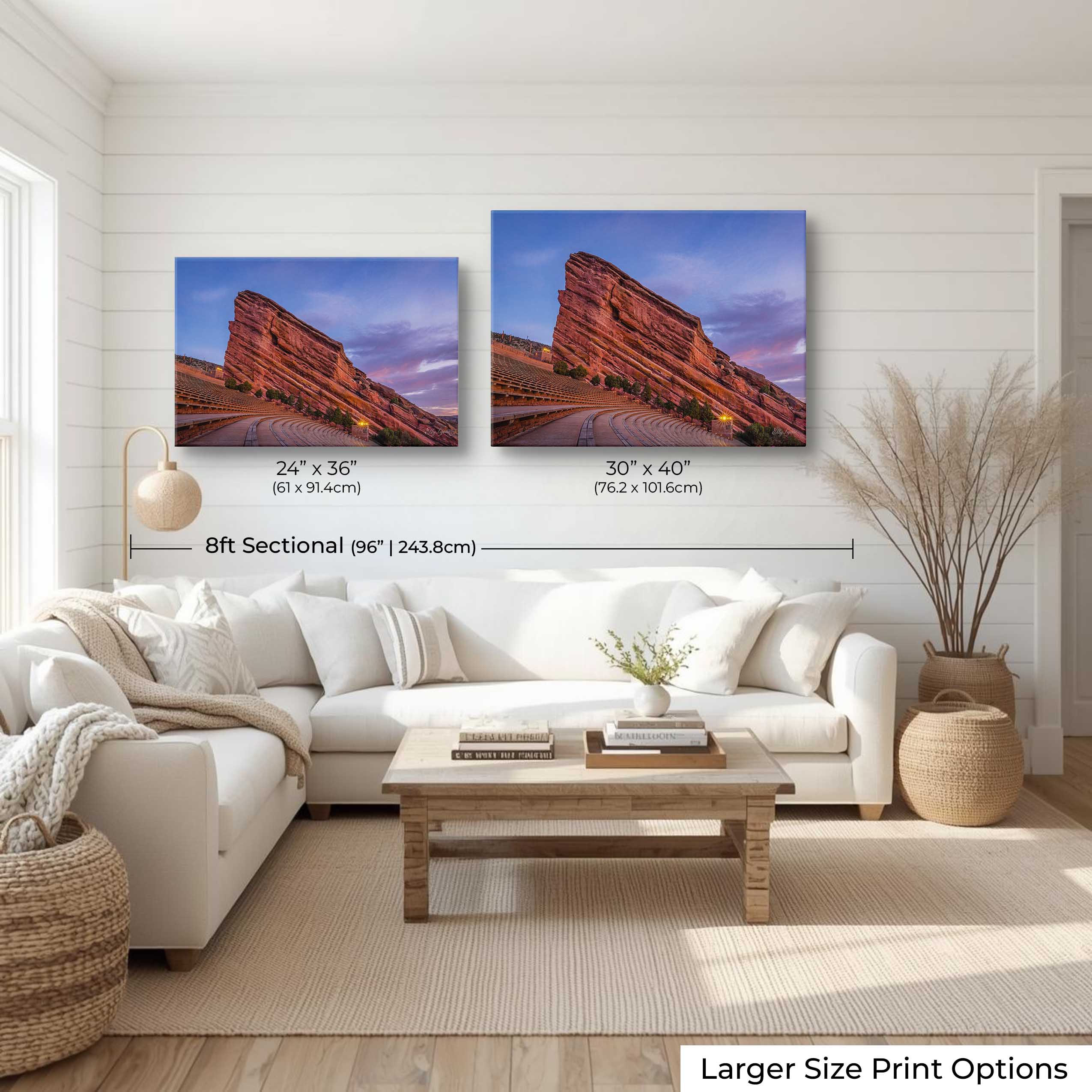 Red Rocks Amphitheater Sunrise Print